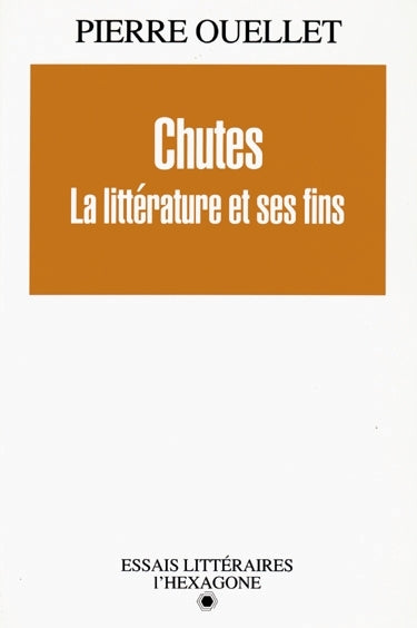 Couverture du livre de Chutes - papier format