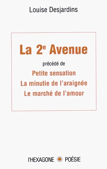 Couverture du livre de La 2e avenue - papier format