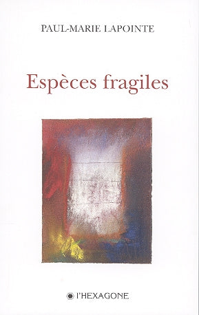 Couverture du livre de Espèces fragiles - papier format