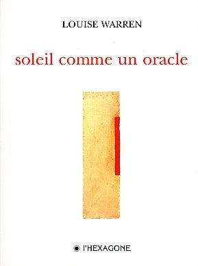 Couverture du livre de Soleil comme un oracle - papier format