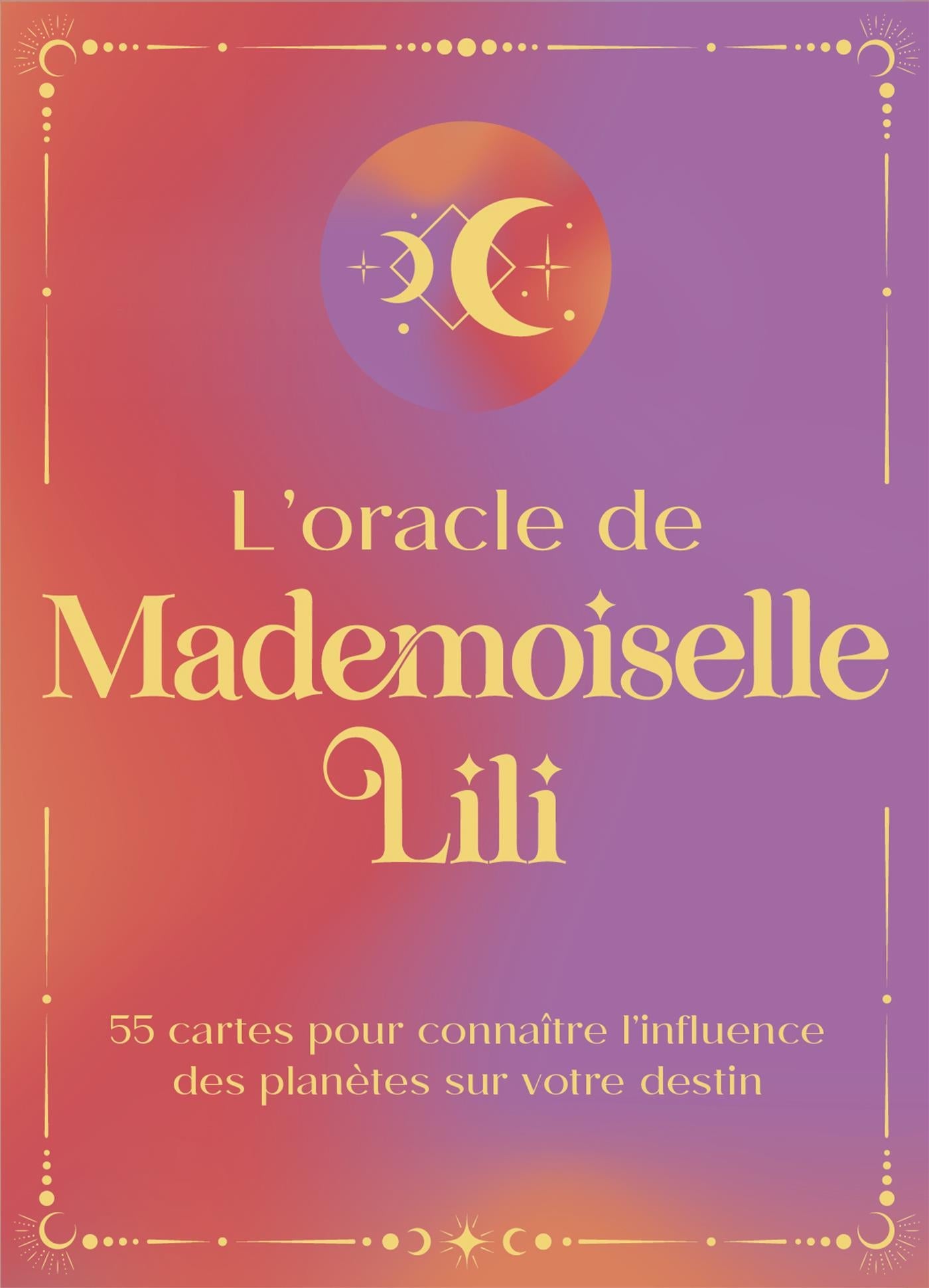 Couverture du livre de L'oracle de Mlle Lili - papier format