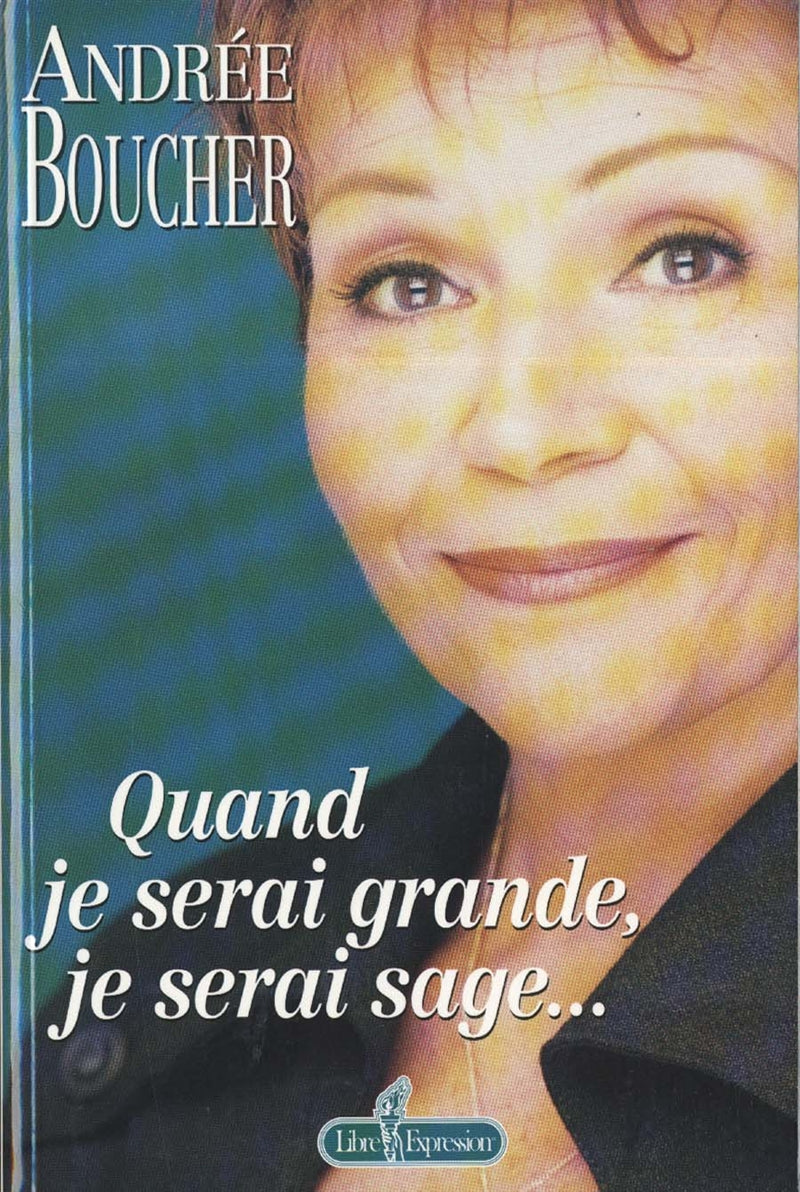 Couverture du livre de Quand je serai grande, je serai sage - papier format