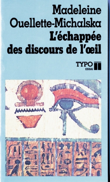 Couverture du livre de L'échappée des discours de l'oeil : essai - papier format