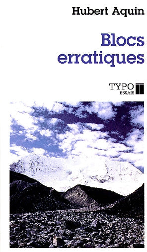 Couverture du livre de Blocs erratiques - papier format