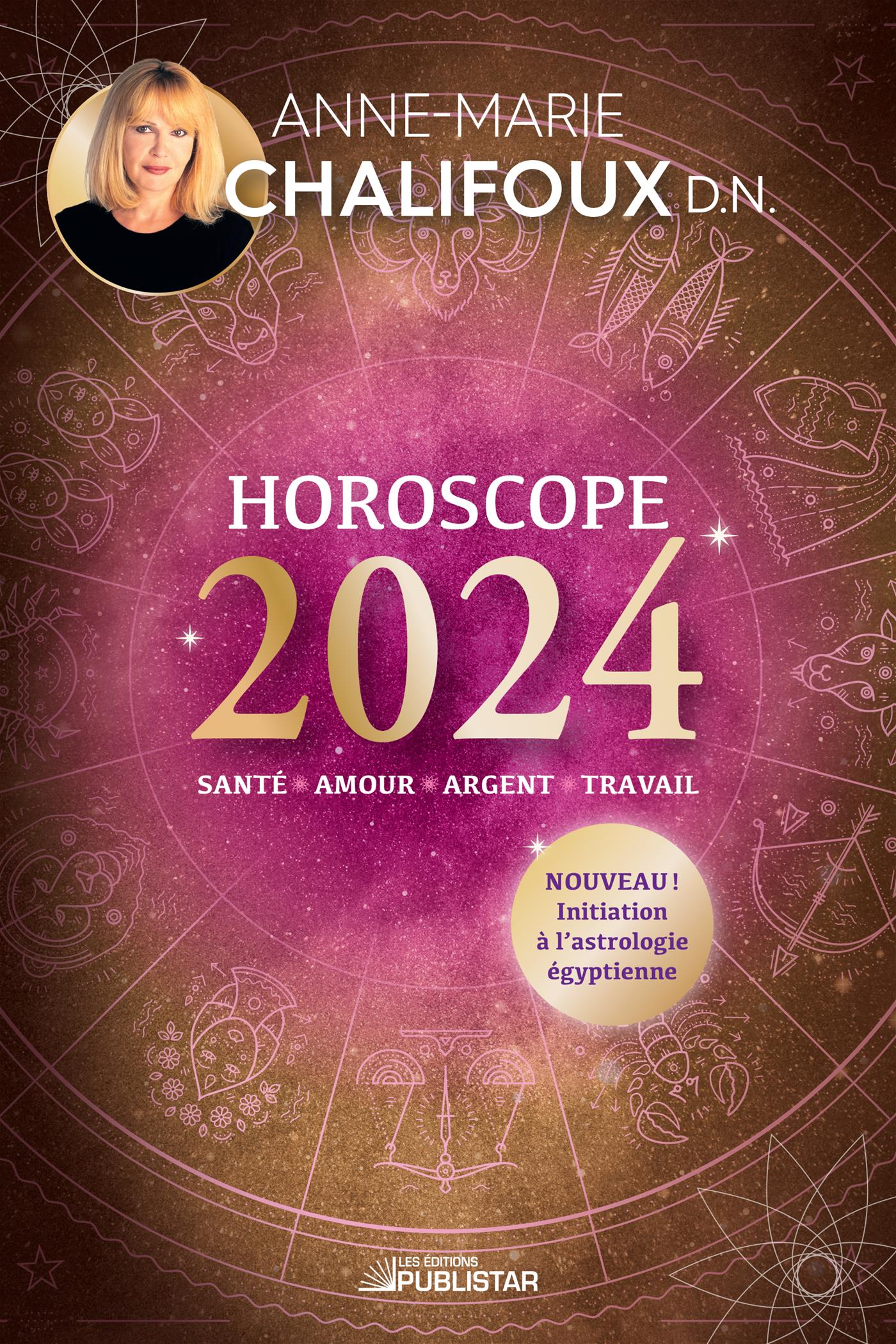 Couverture du livre de Horoscope 2024 - papier format