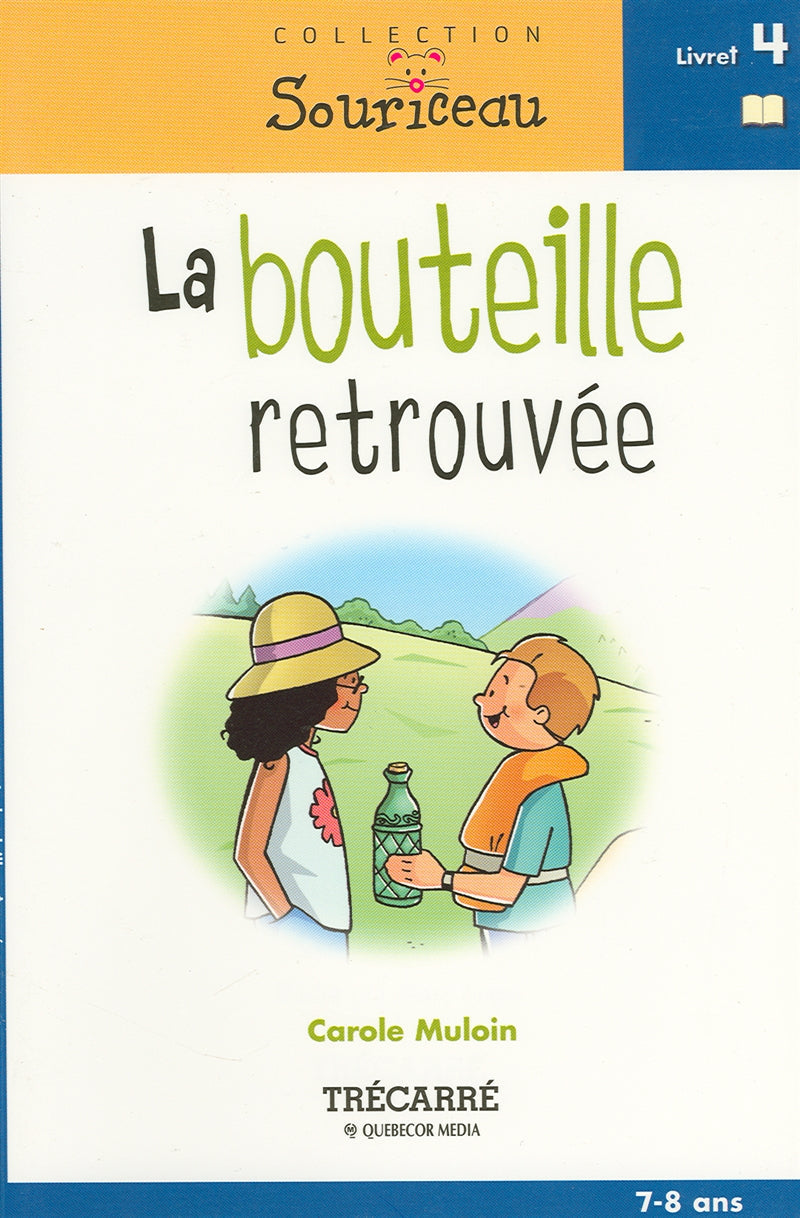 Couverture du livre de La bouteille retrouvée - Nº 4 - papier format