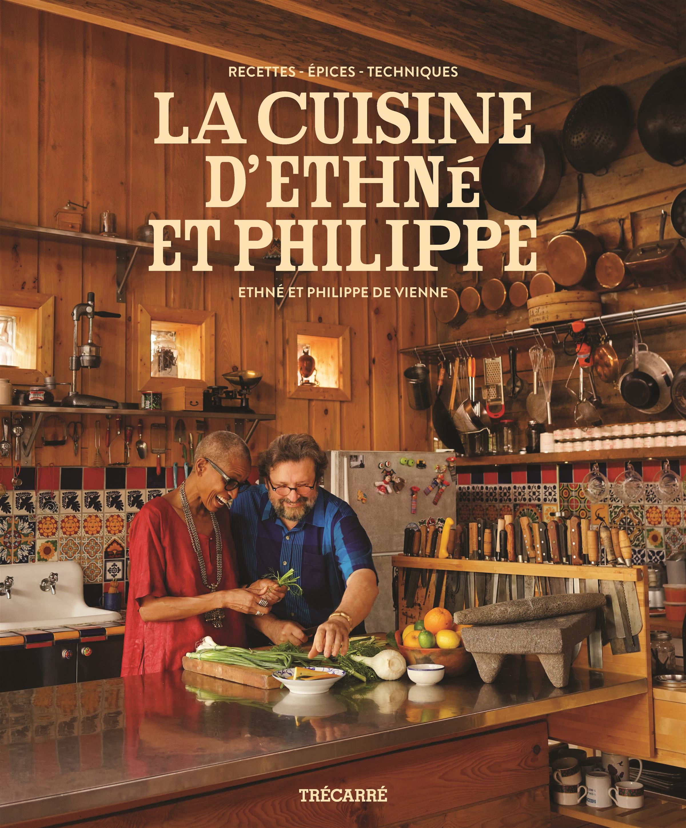 Couverture du livre de Coffret - La cuisine d'Ethné et Philippe - papier format