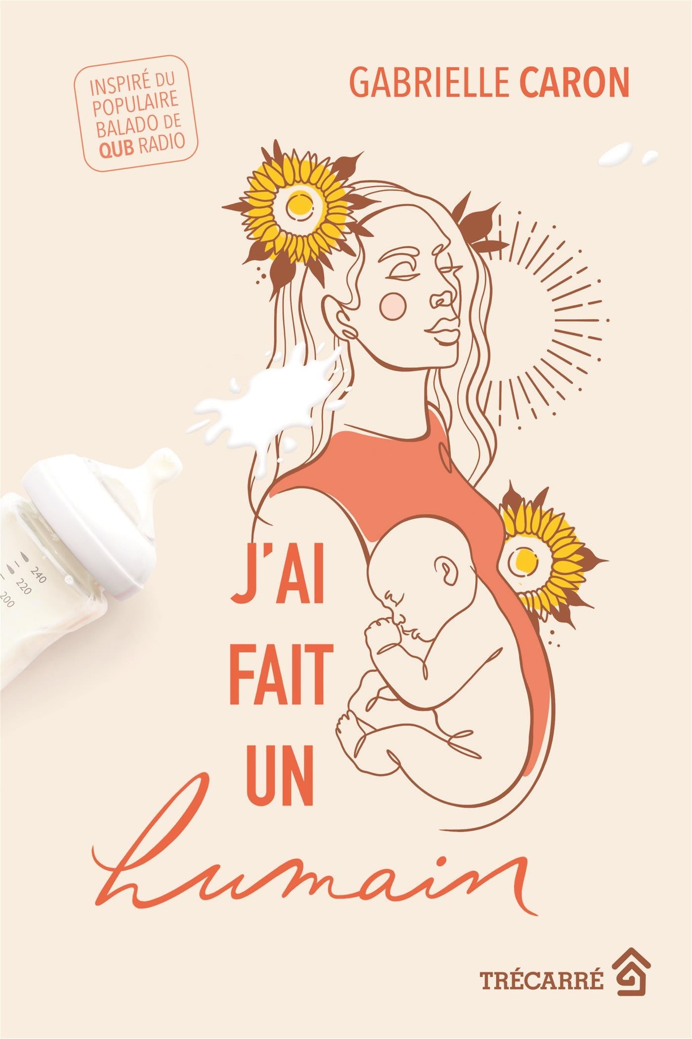 Couverture du livre de J'ai fait un humain - papier format