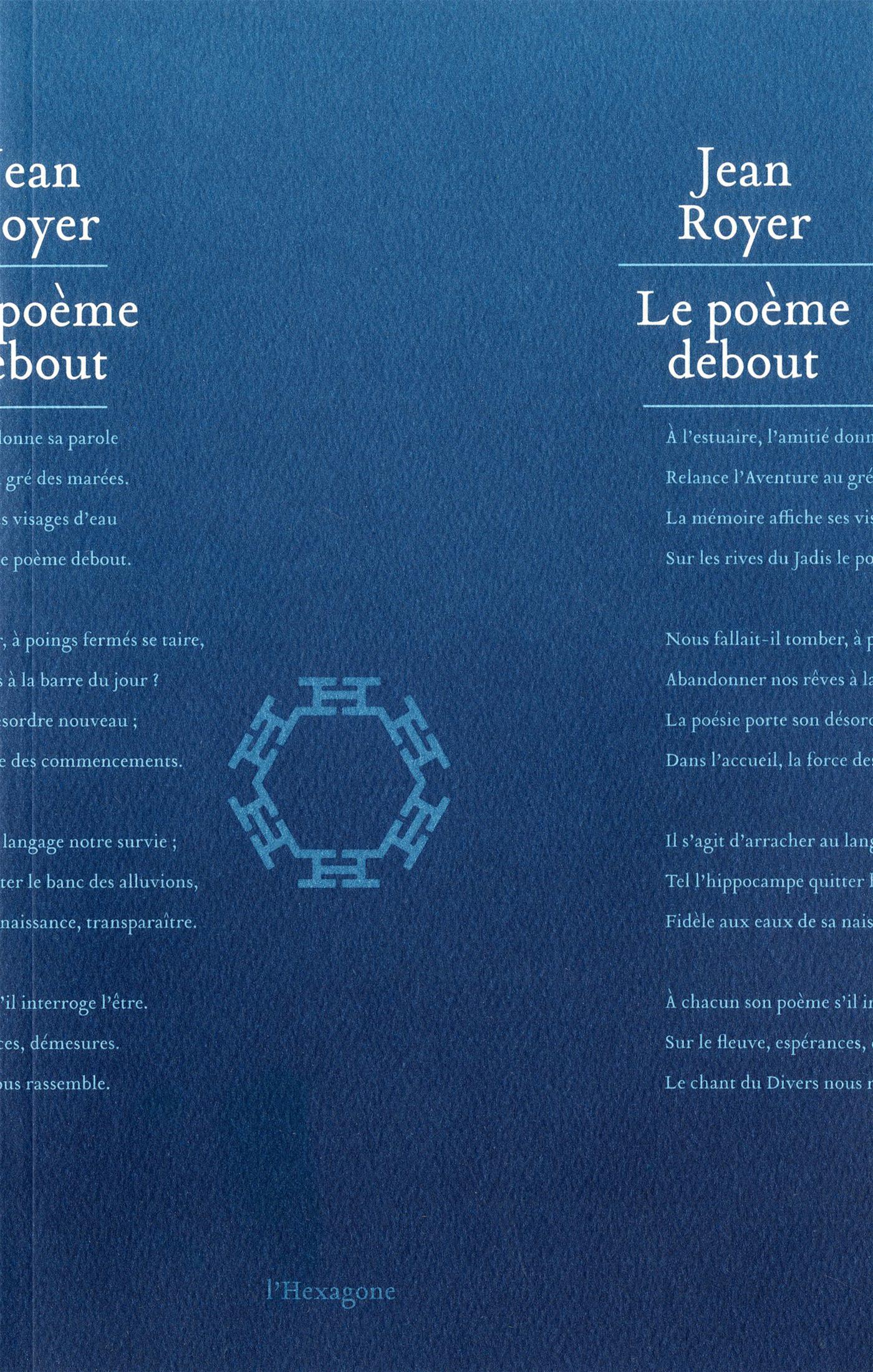 Couverture du livre de Le poème debout - papier format