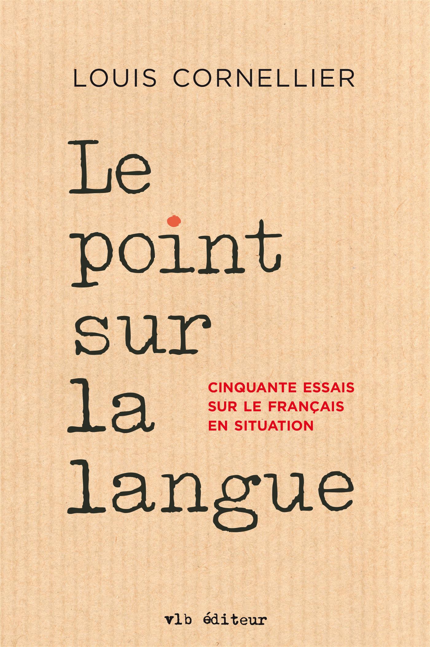 Couverture du livre de Le point sur la langue - papier format