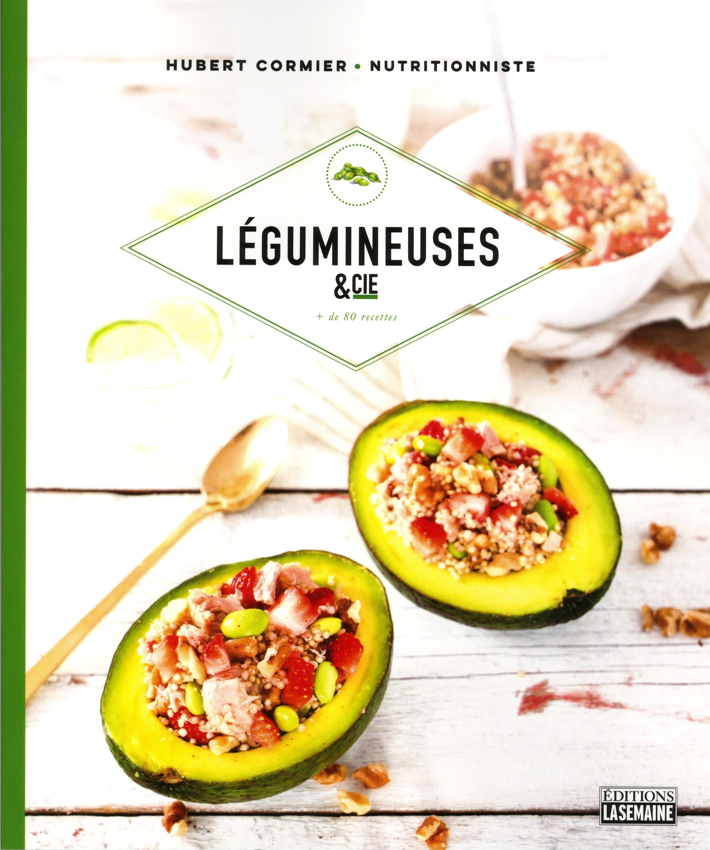 Couverture du livre de Légumineuses & cie : + de 80 recettes - papier format