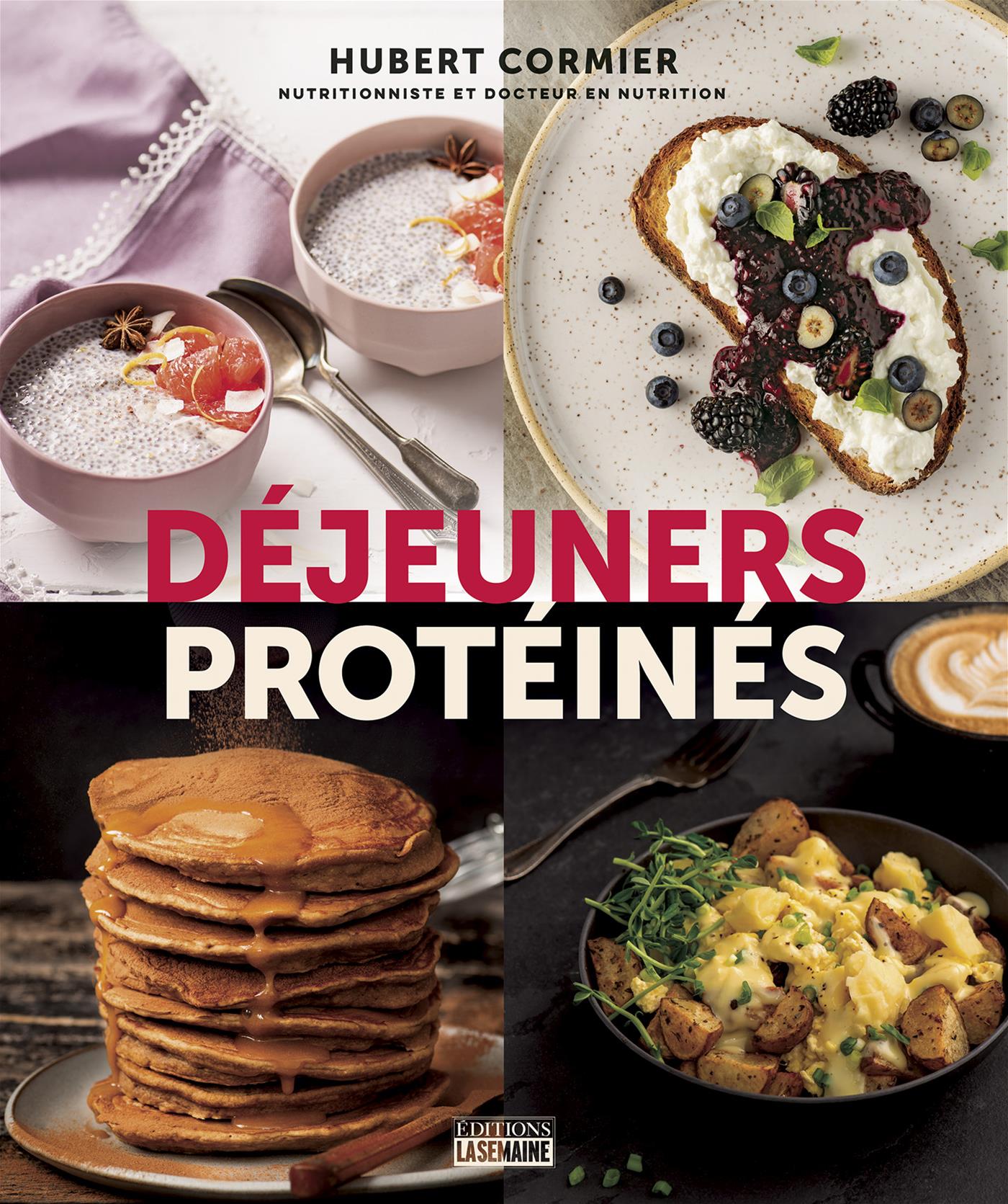 Couverture du livre de Déjeuners protéinés - papier format