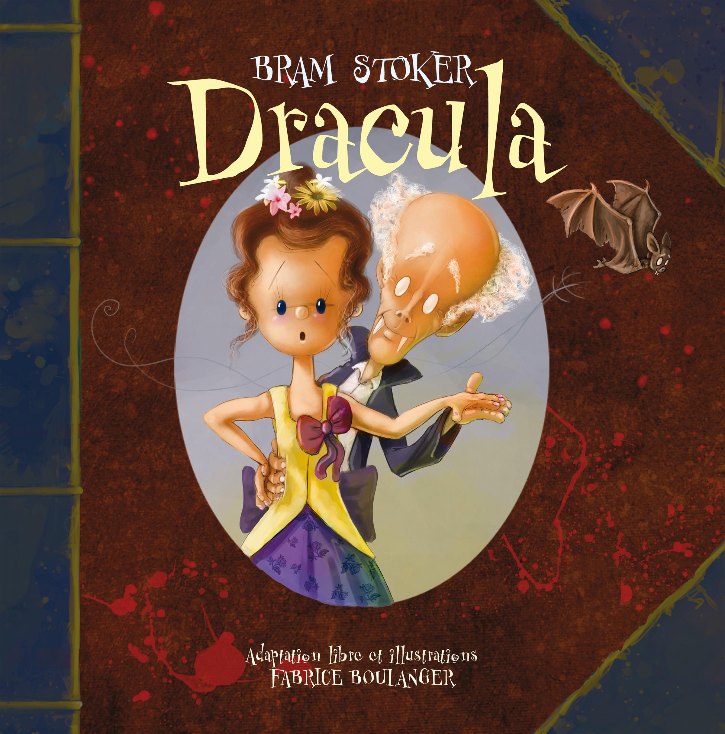 Couverture du livre de Dracula - papier format
