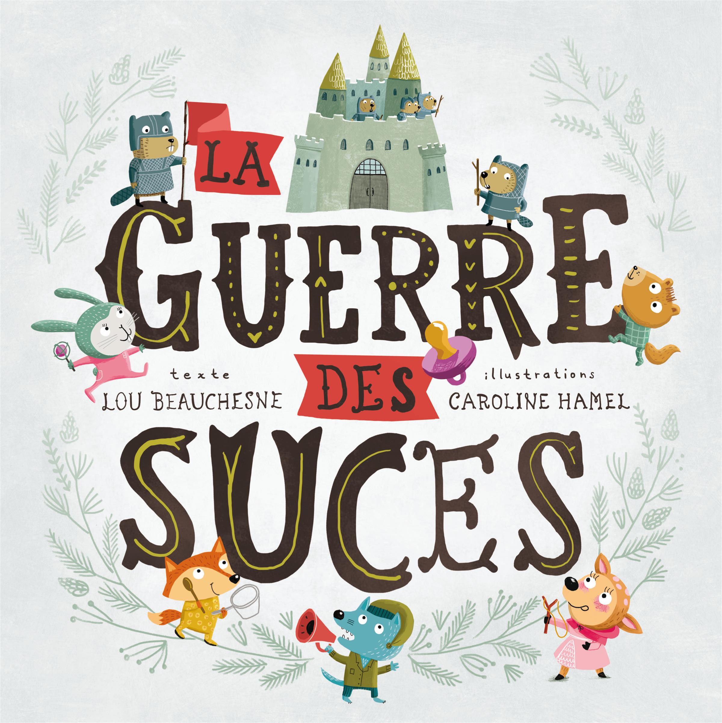Couverture du livre de La guerre des suces - papier format