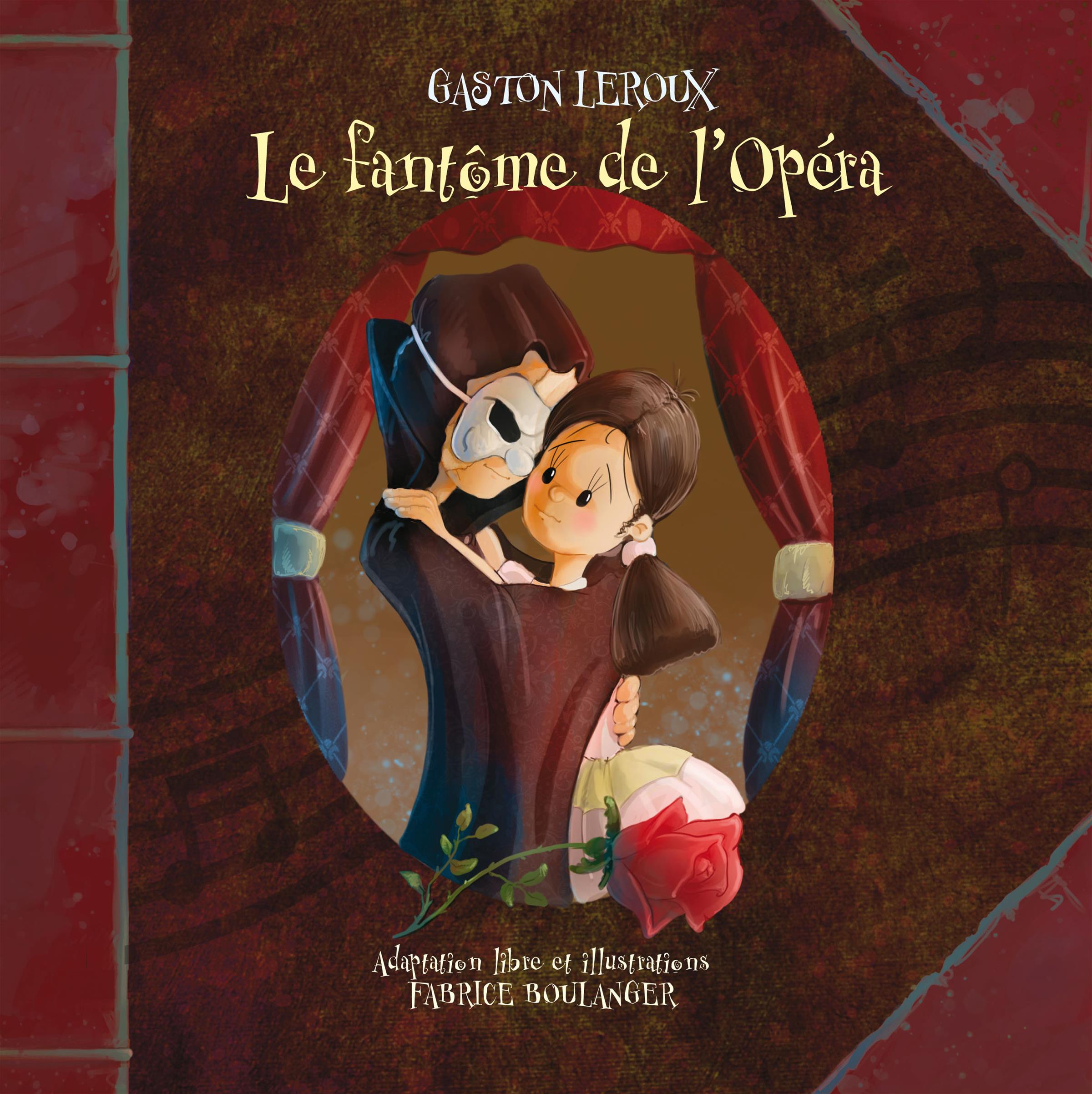 Couverture du livre de Le fantôme de l'Opéra - papier format