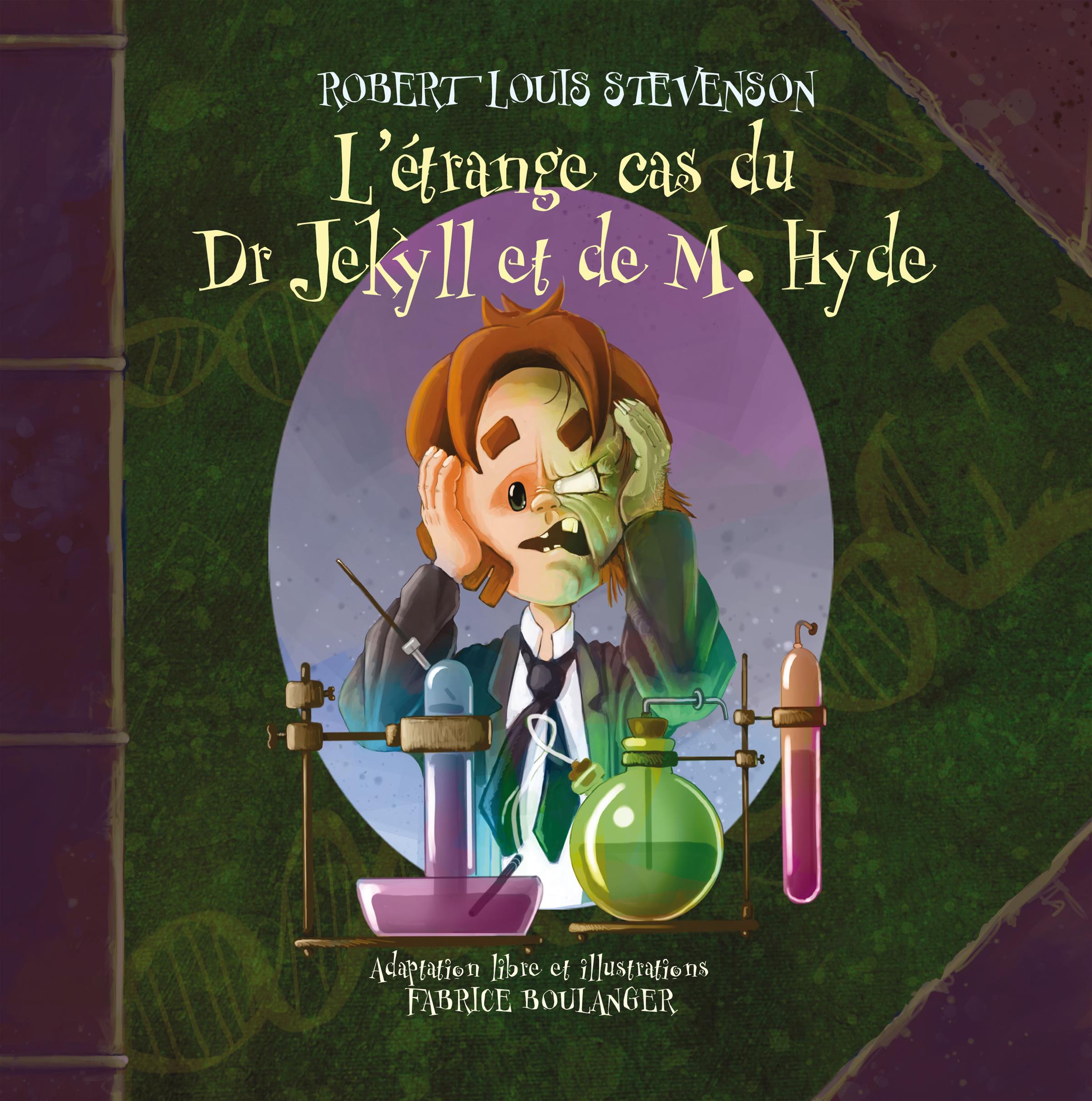 Couverture du livre de L'étrange cas du Dr Jekyll et de M. Hyde - papier format