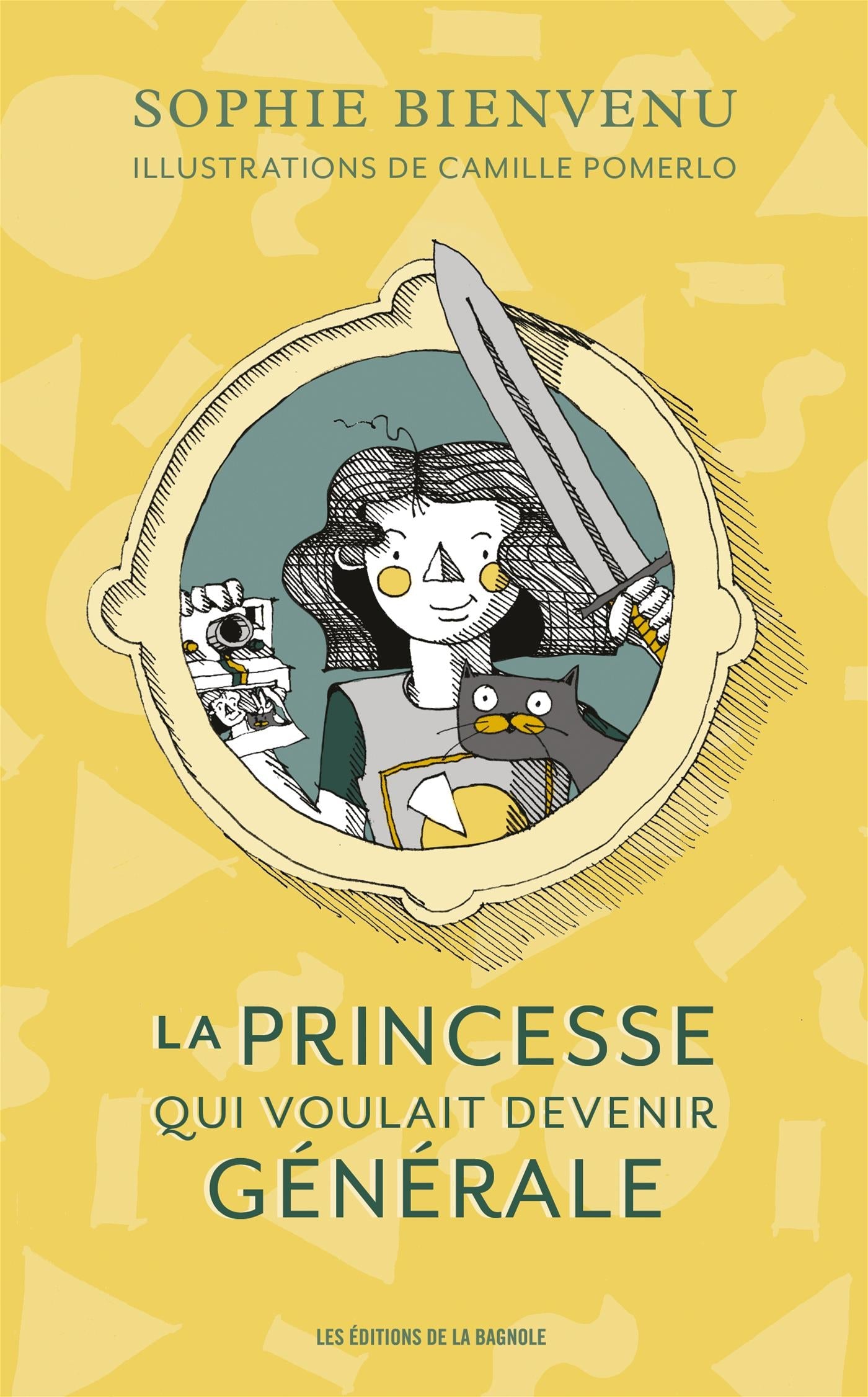 Couverture du livre de La princesse qui voulait devenir générale - papier format