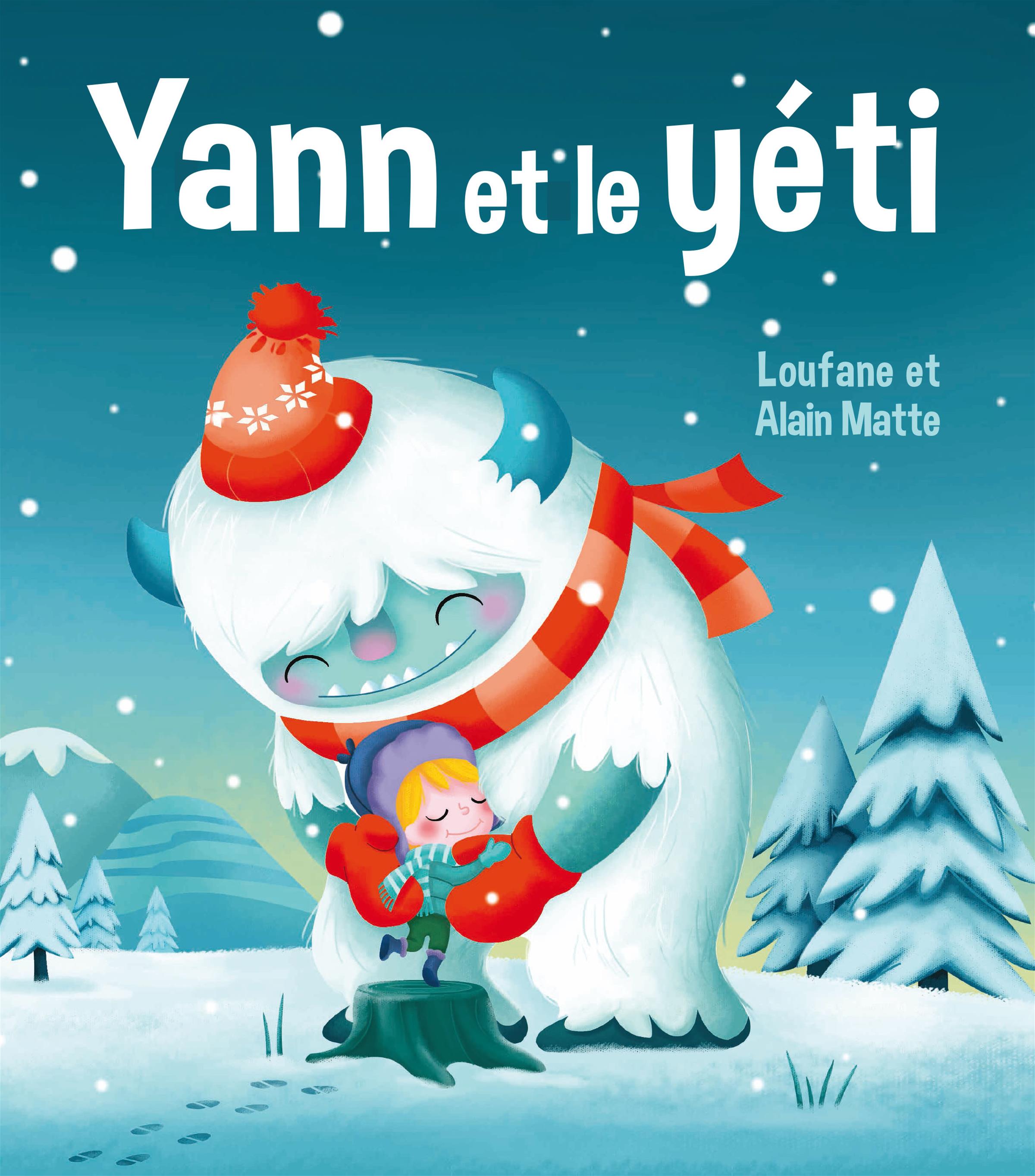 Couverture du livre de Yann et le yéti - papier format