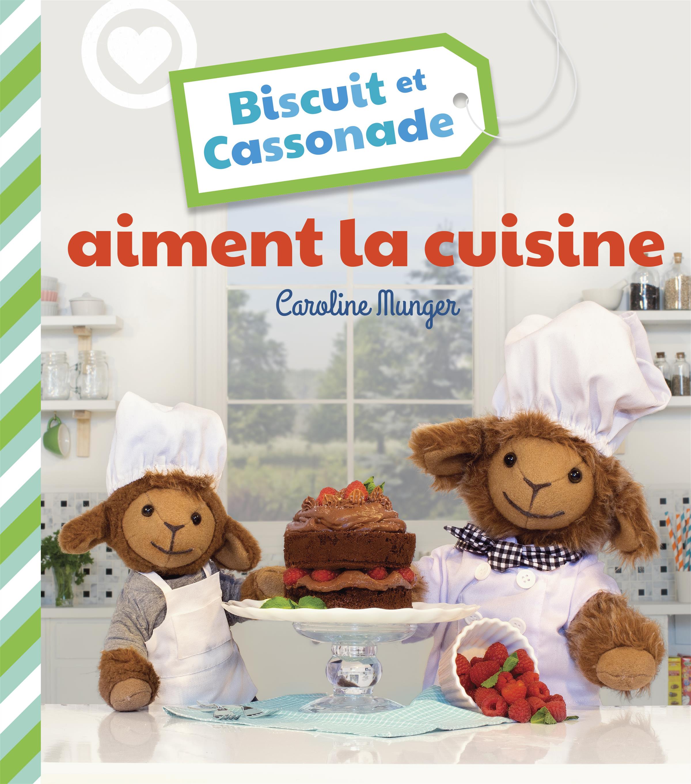 Couverture du livre de Biscuit et Cassonade aiment la cuisine - papier format