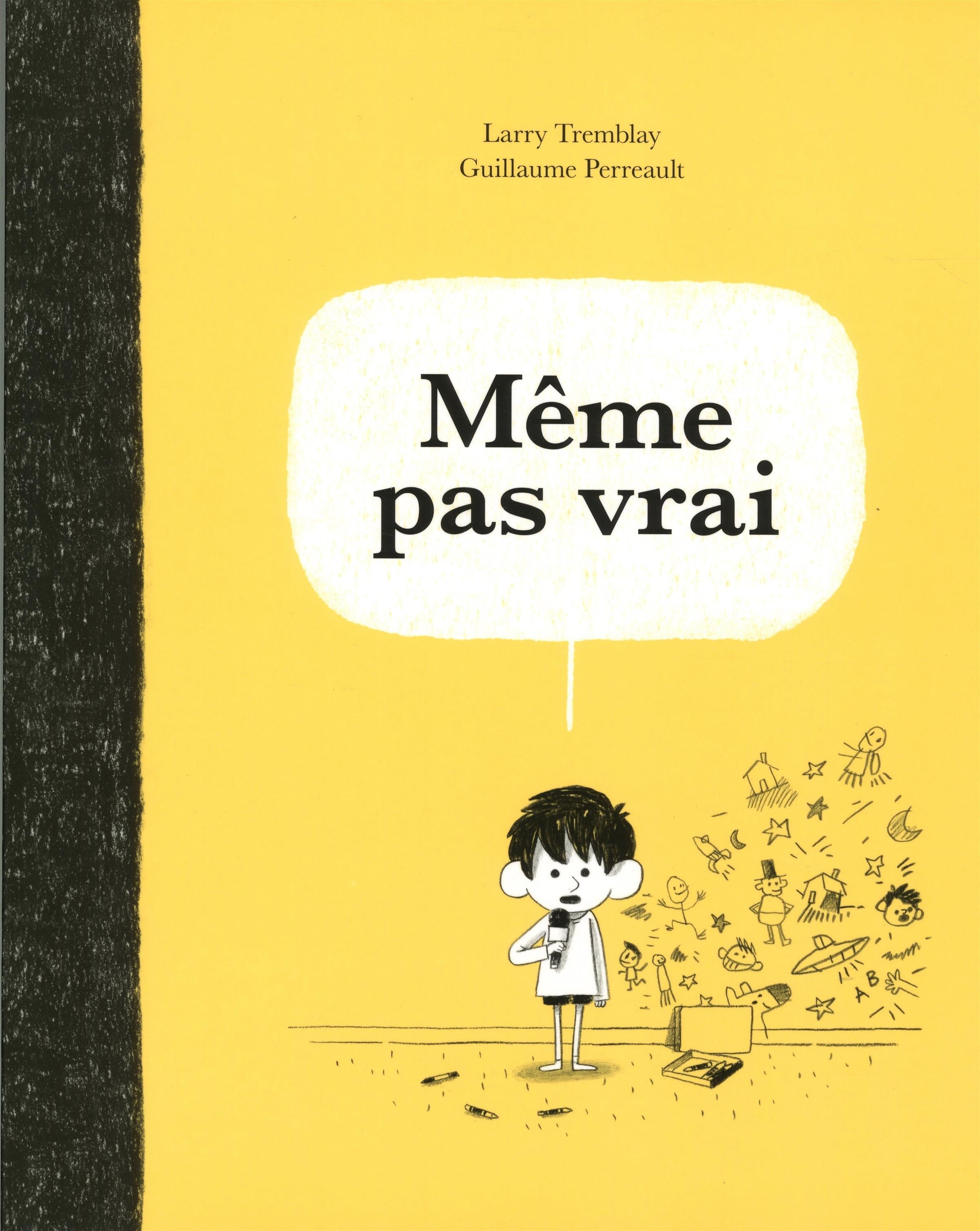 Couverture du livre de Même pas vrai - papier format