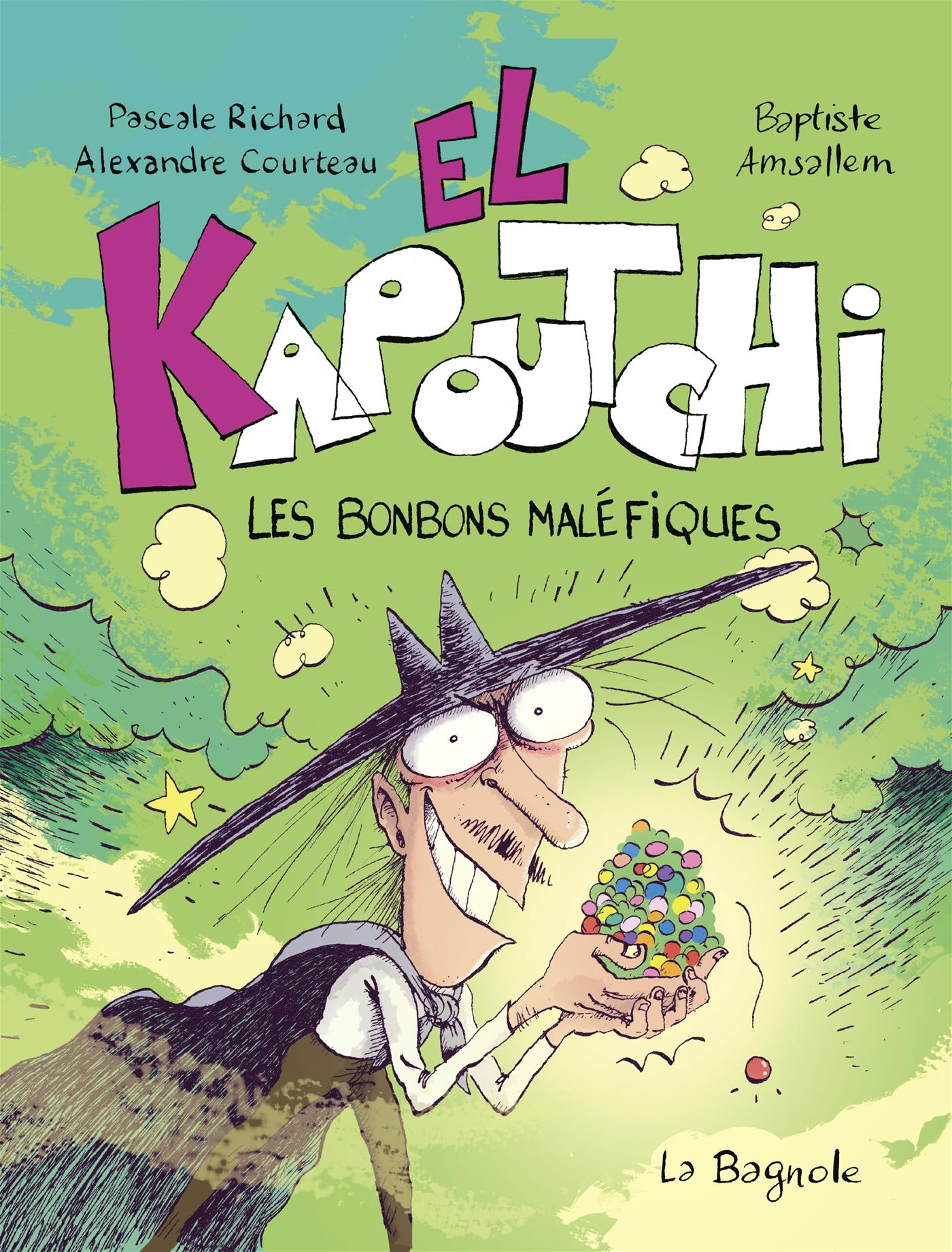 Couverture du livre de Les bonbons maléfiques - papier format