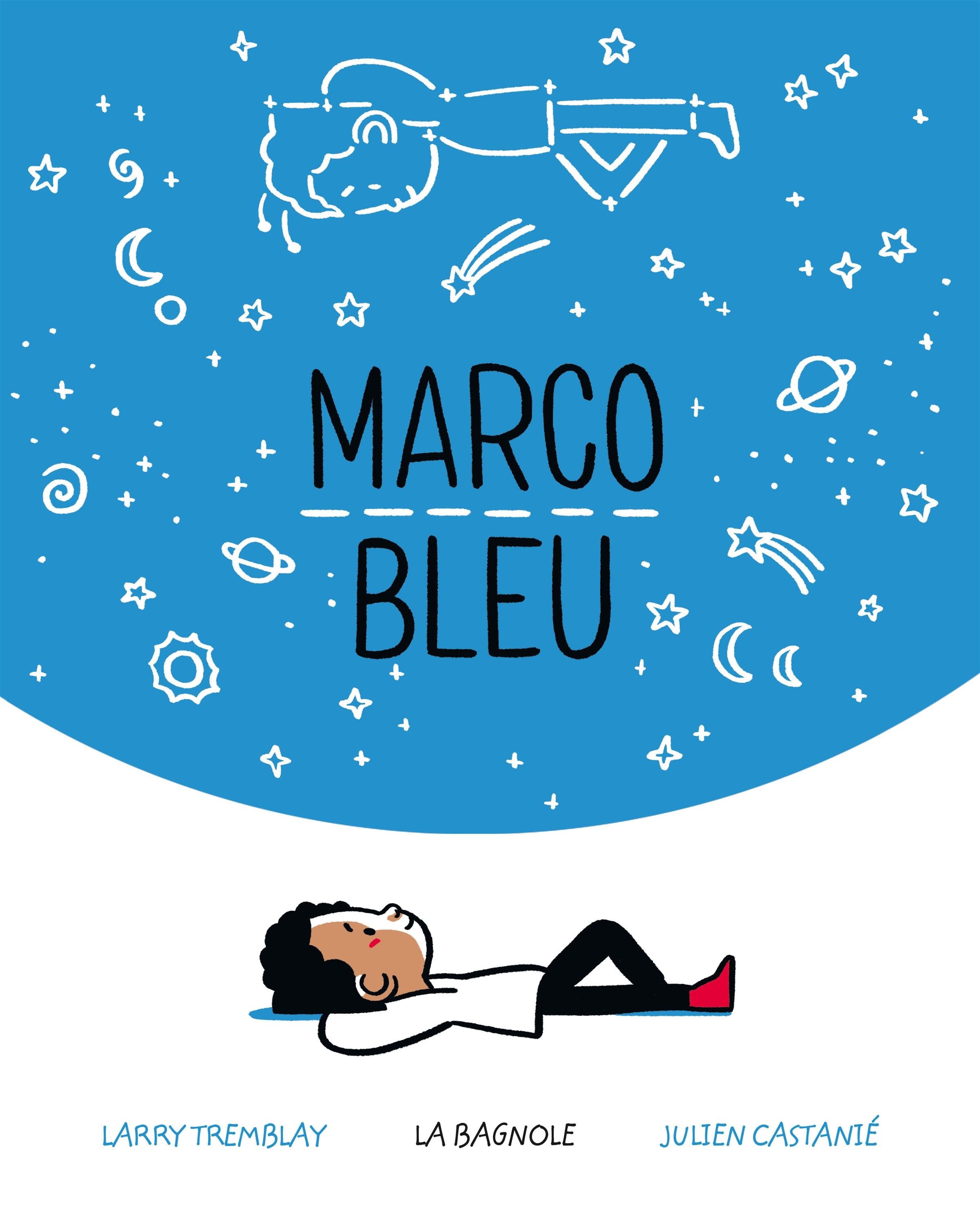 Couverture du livre de Marco bleu - papier format
