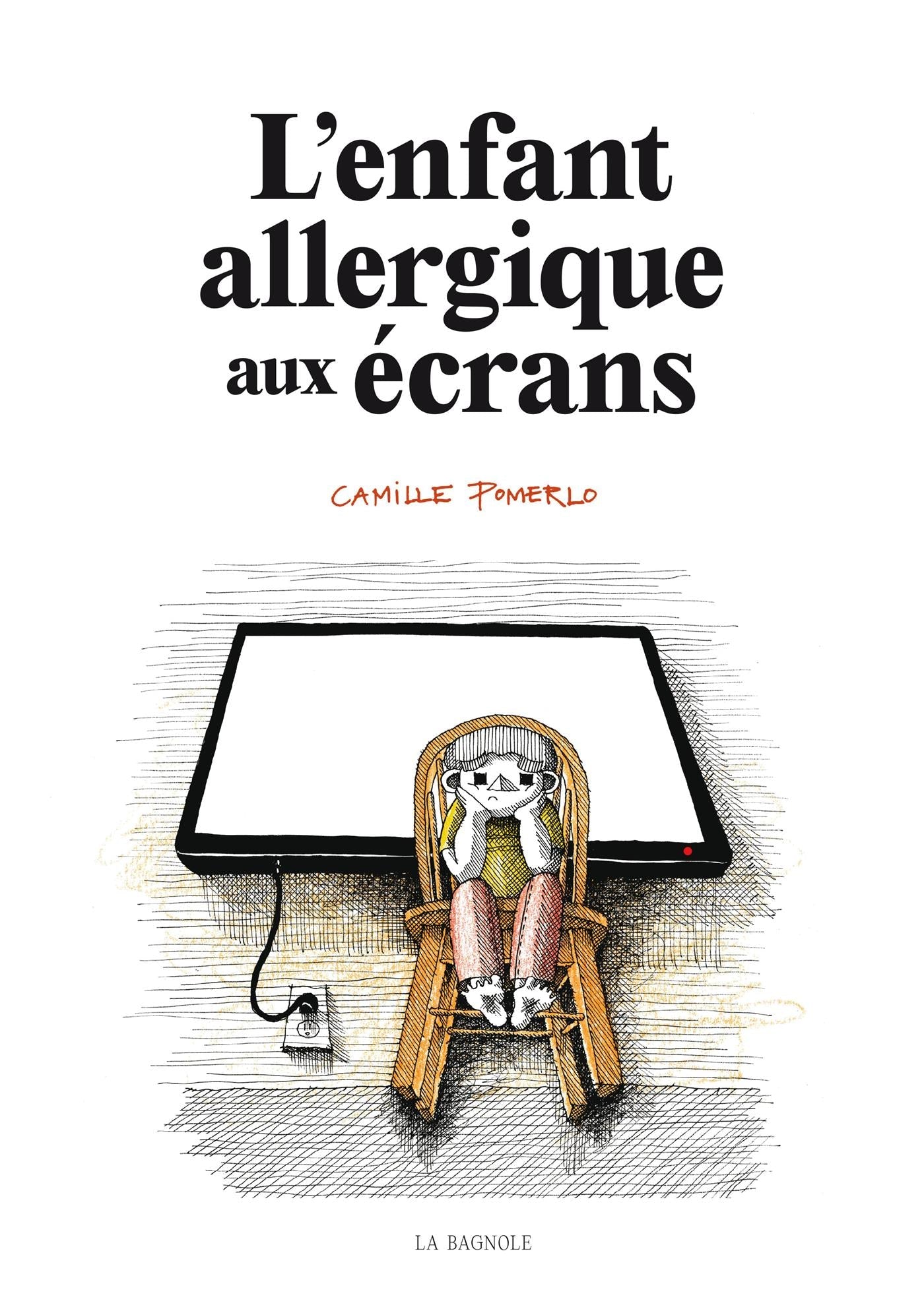 Couverture du livre de L'enfant allergique aux écrans - papier format