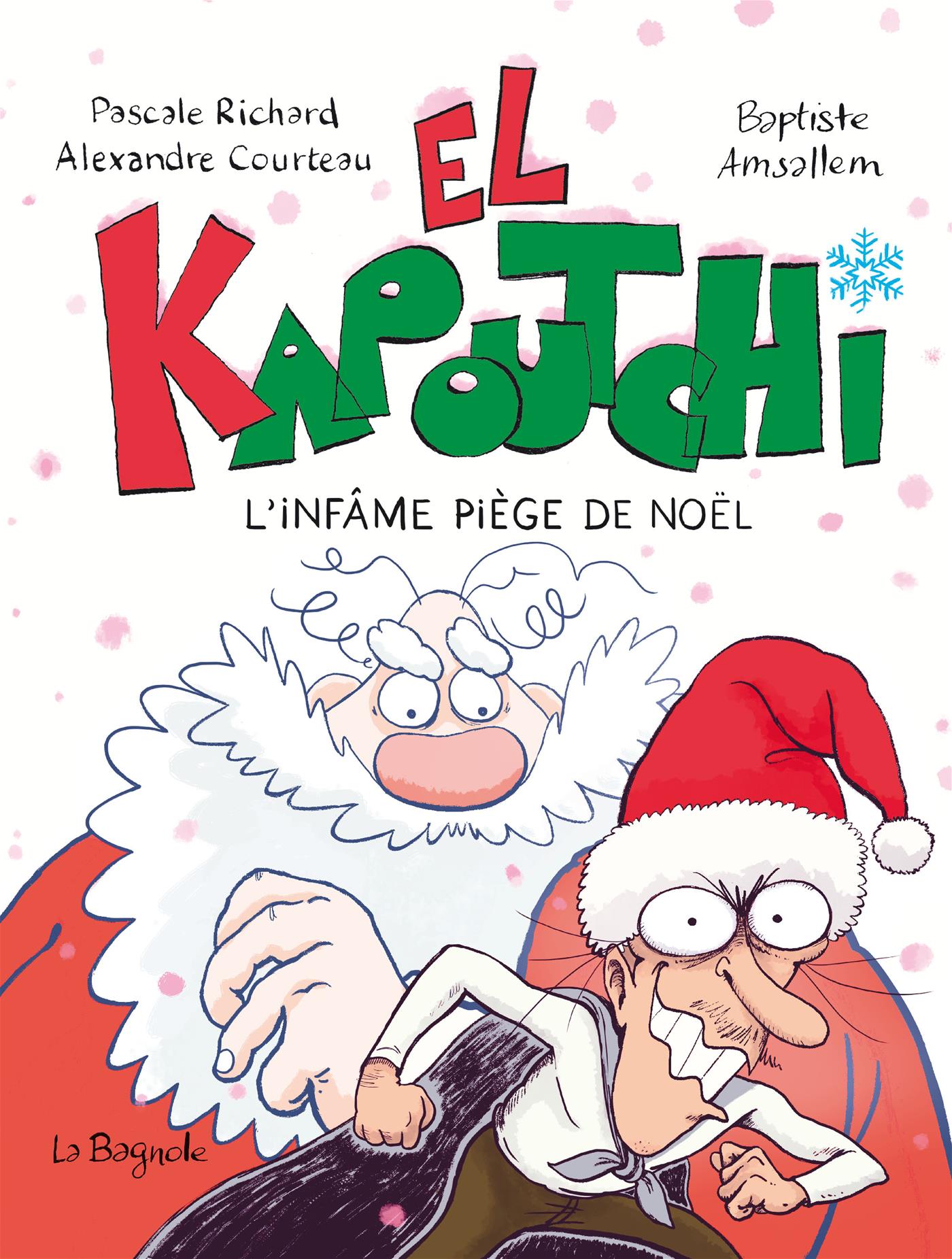 Couverture du livre de L'infâme piège de Noël - papier format
