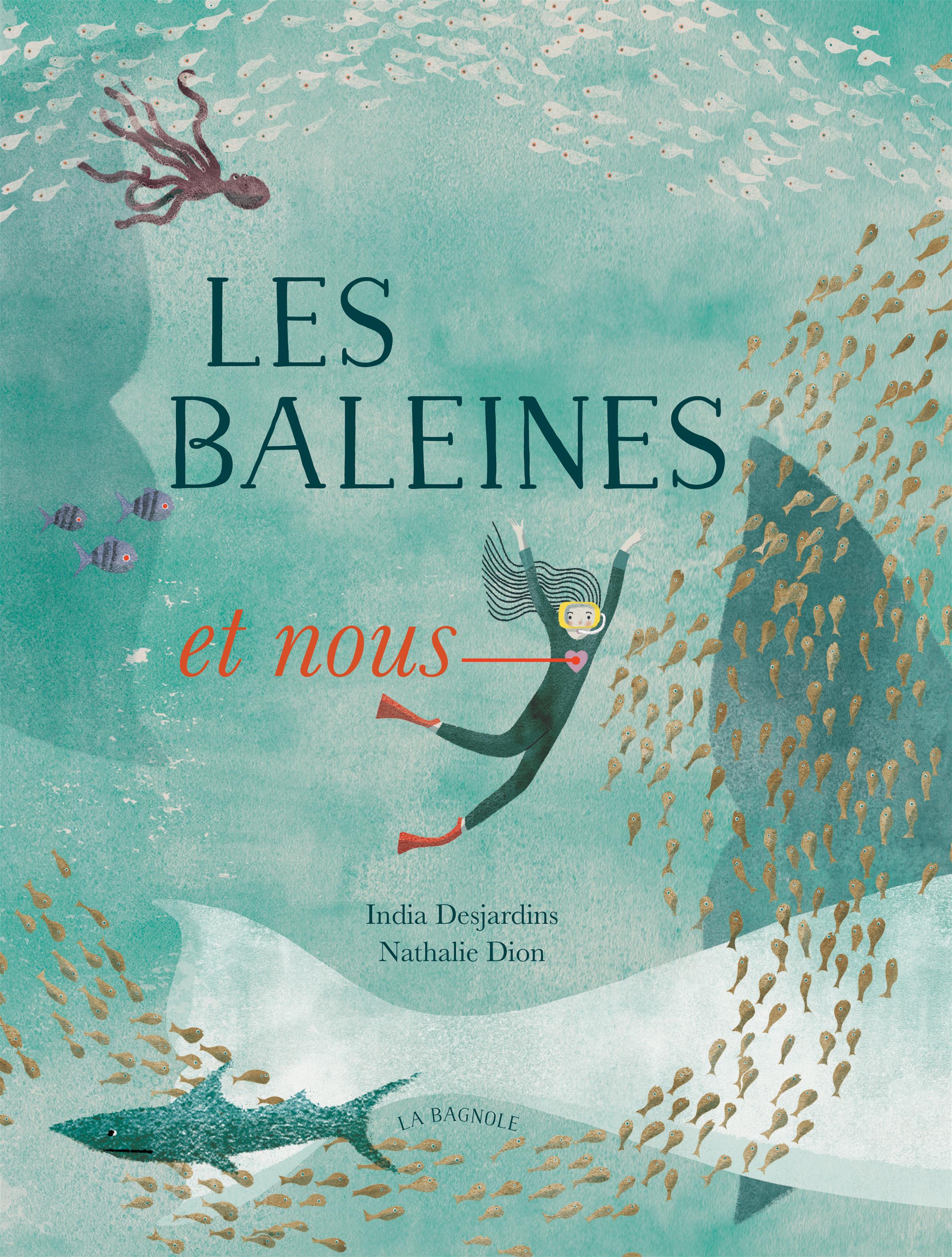 Couverture du livre de Les baleines et nous - papier format
