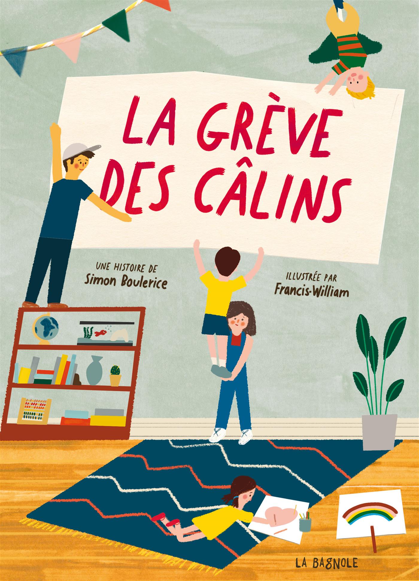 Couverture du livre de La grève des câlins - papier format