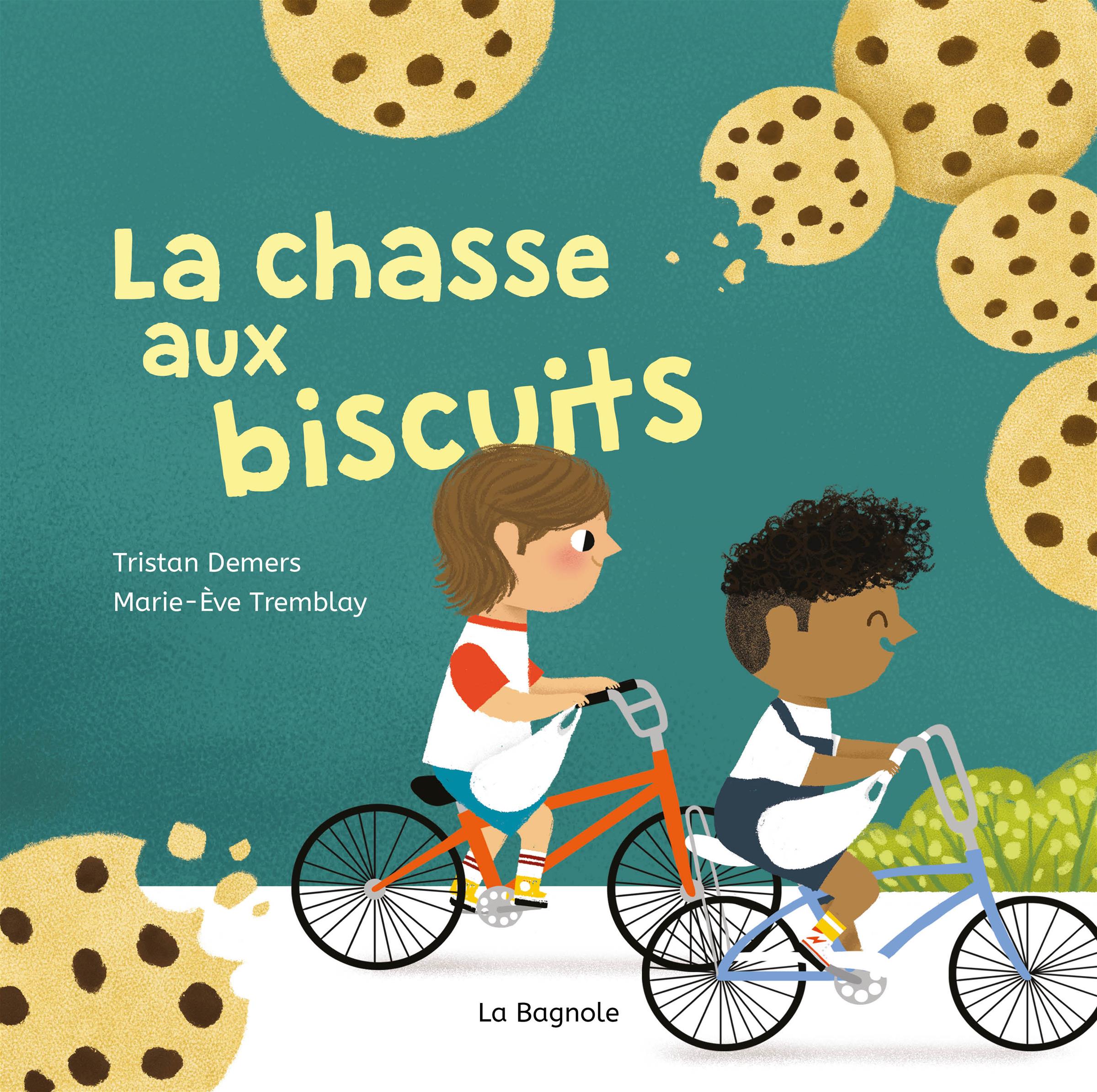 Couverture du livre de La chasse aux biscuits - papier format