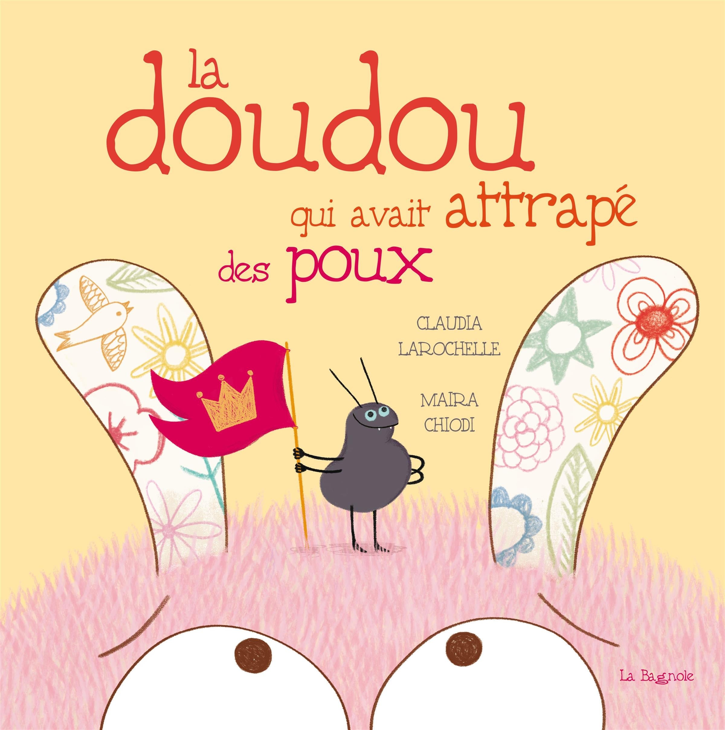 Couverture du livre de La doudou qui avait attrapé des poux - papier format