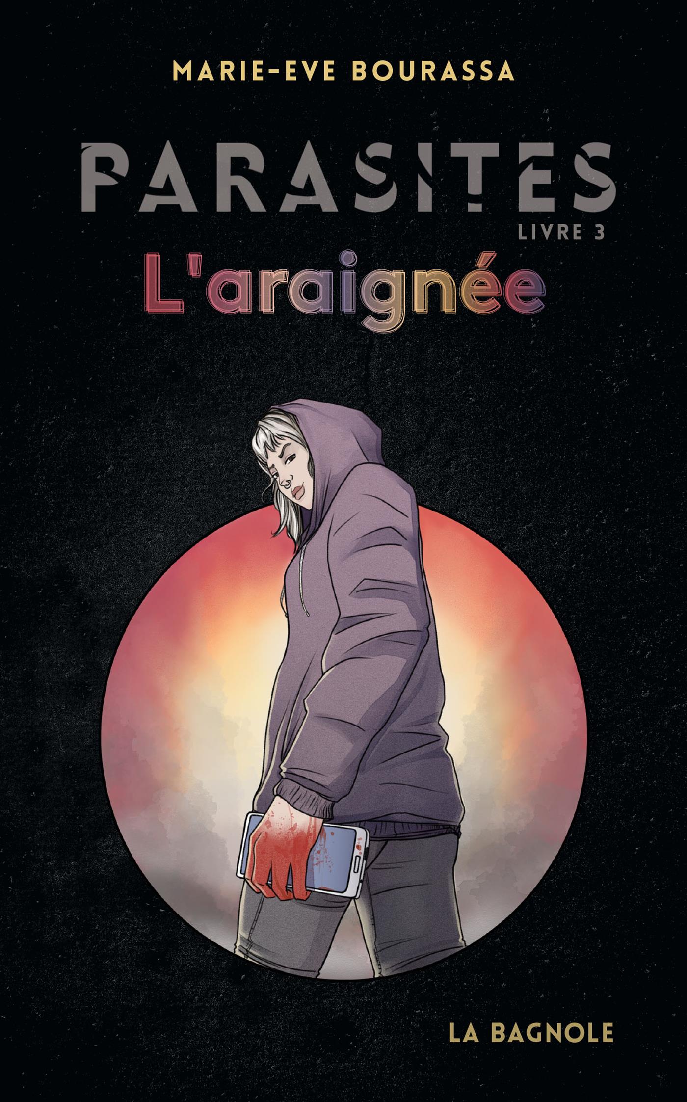 Couverture du livre de Parasites - Livre 3 : L’araignée - papier format