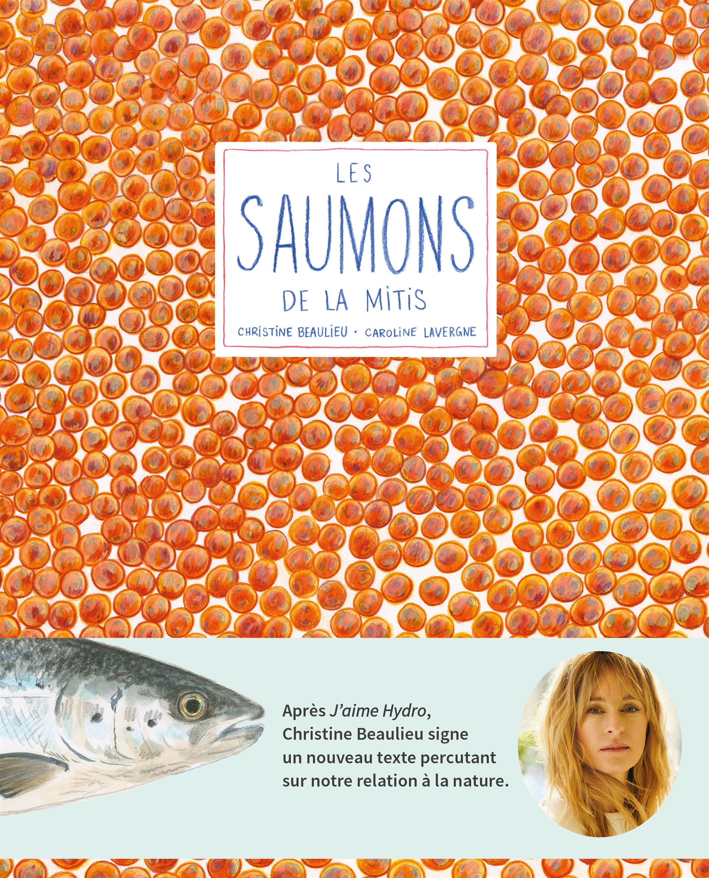 Couverture du livre de Les saumons de la Mitis - papier format