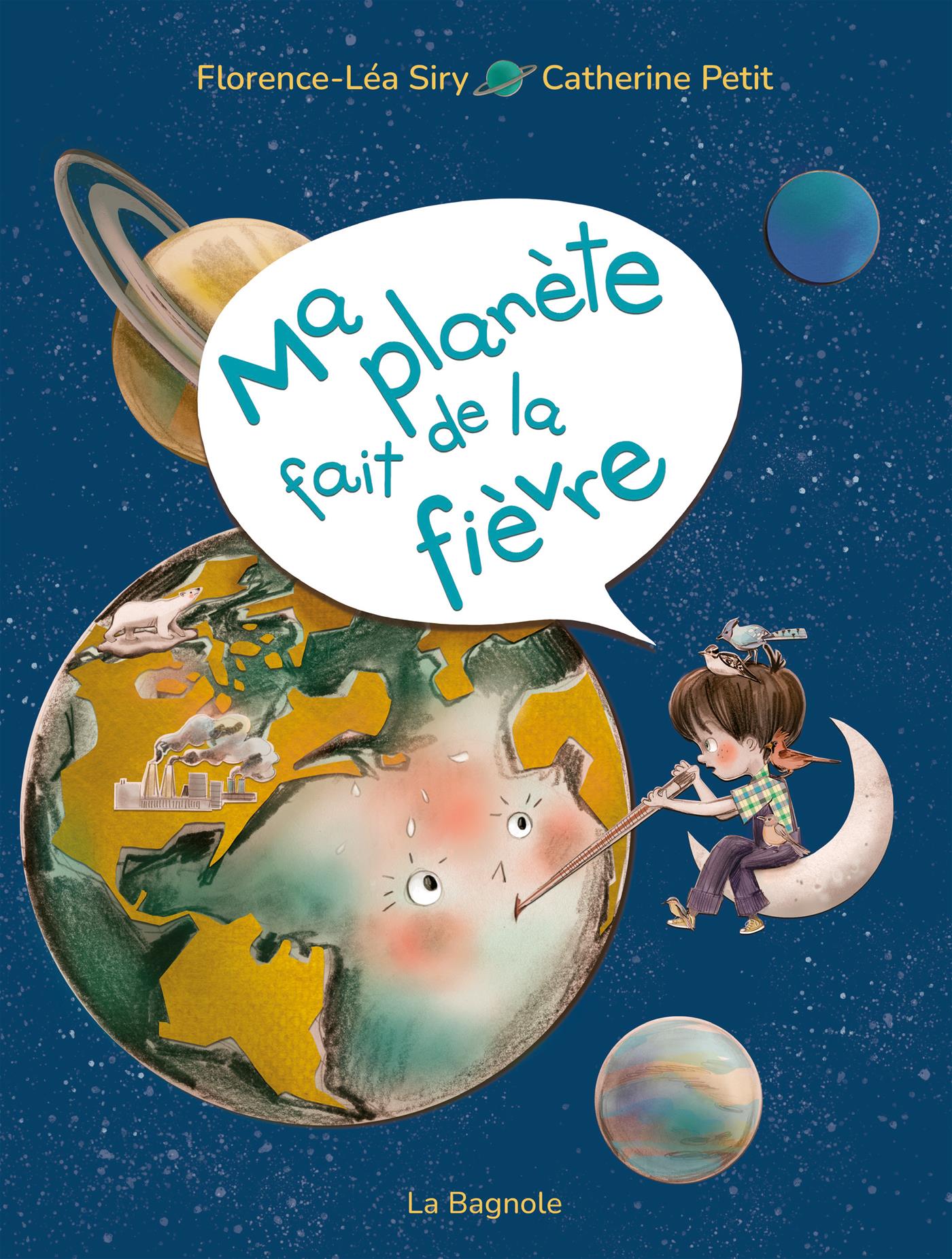 Couverture du livre de Ma planète fait de la fièvre - papier format