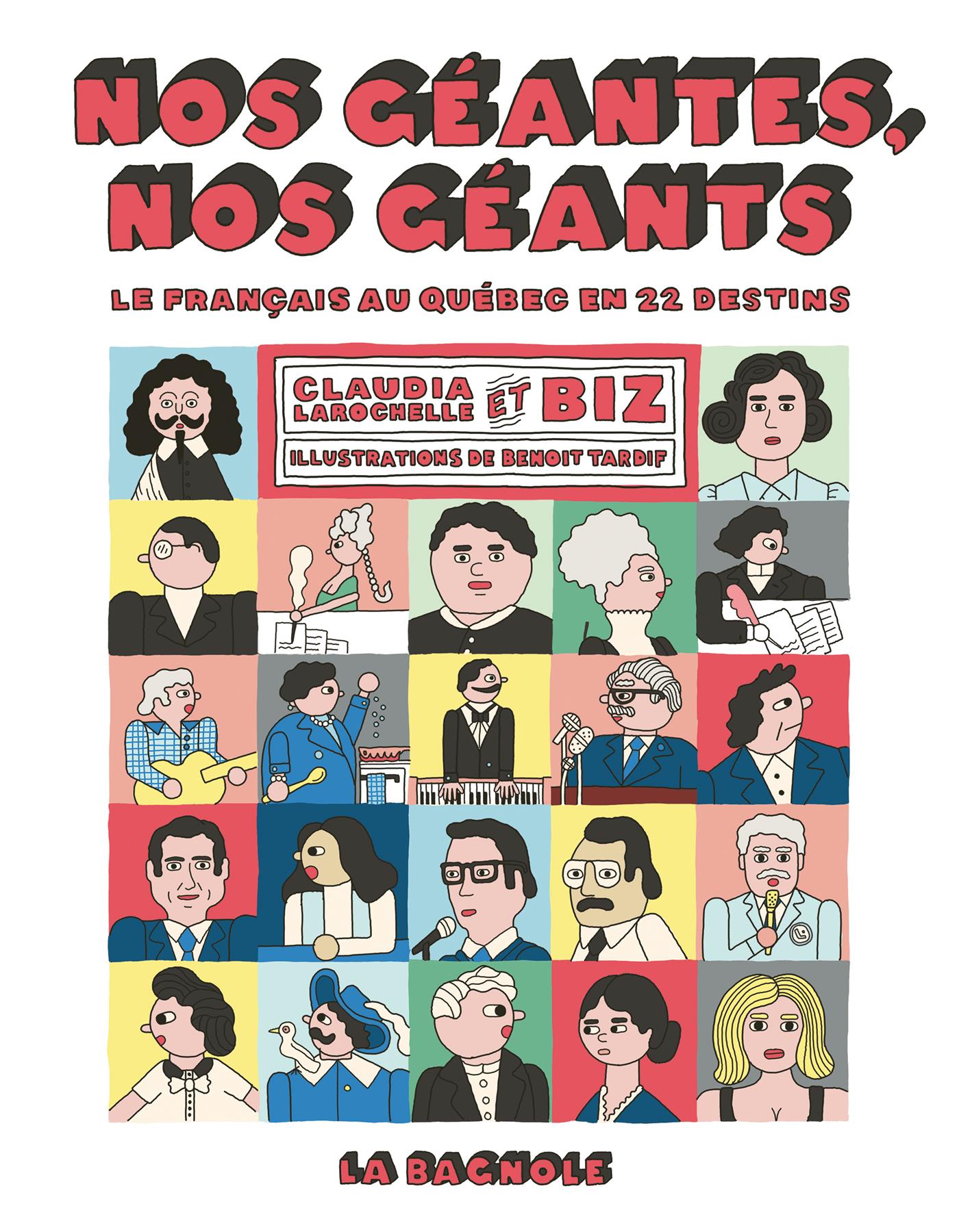 Couverture du livre de Nos géantes, nos géants - papier format