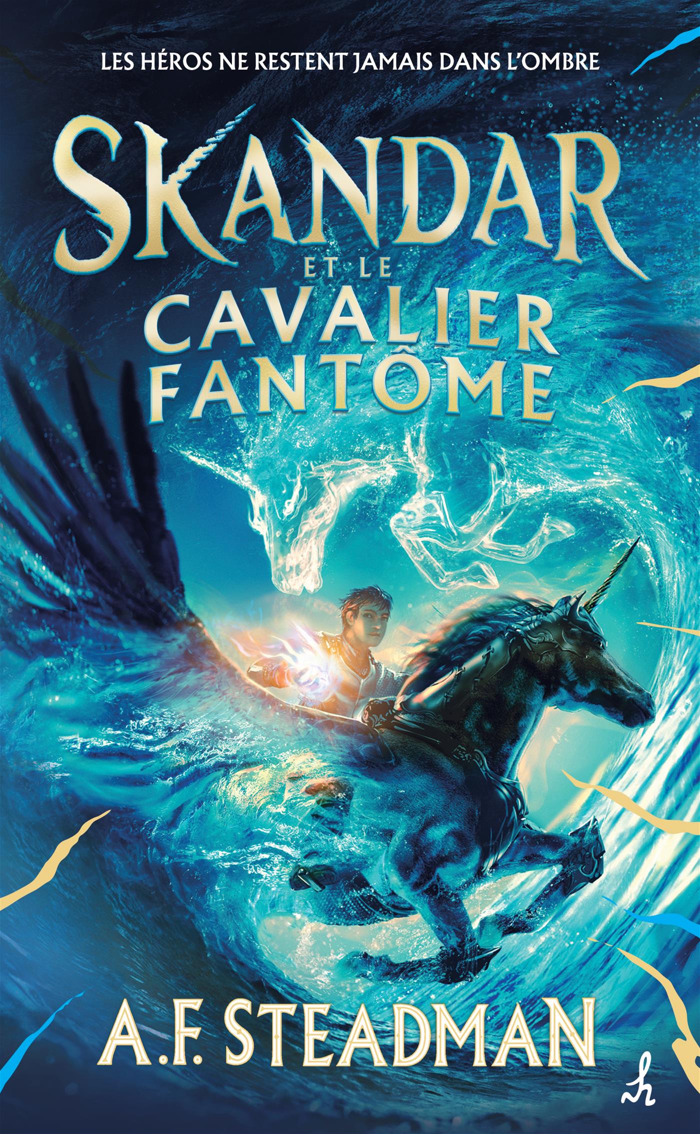 Couverture du livre de Skandar et le cavalier fantôme - papier format