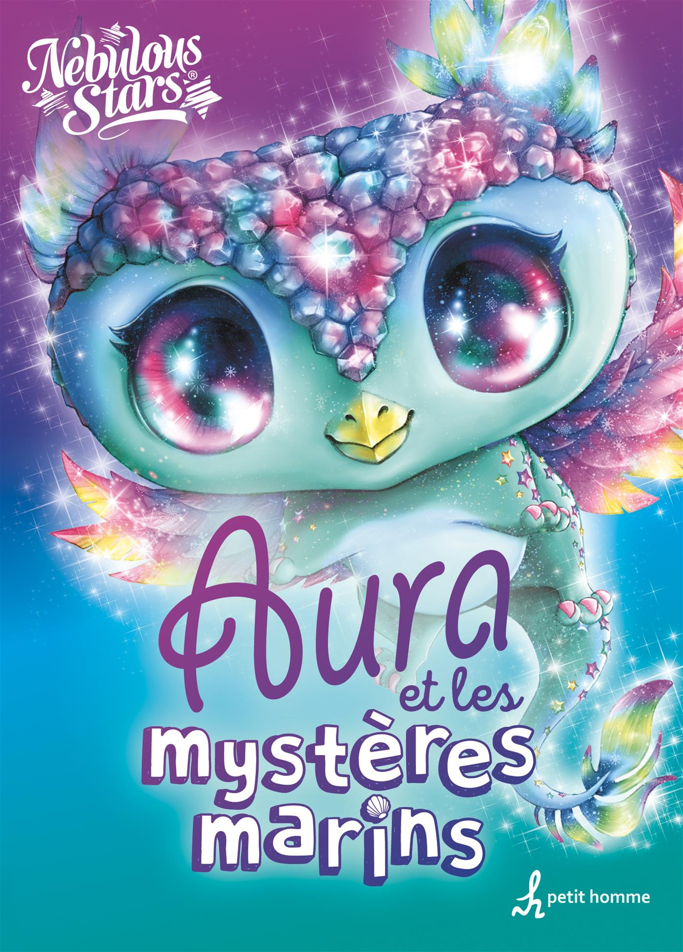 Couverture du livre de Aura et les mystères marins - papier format