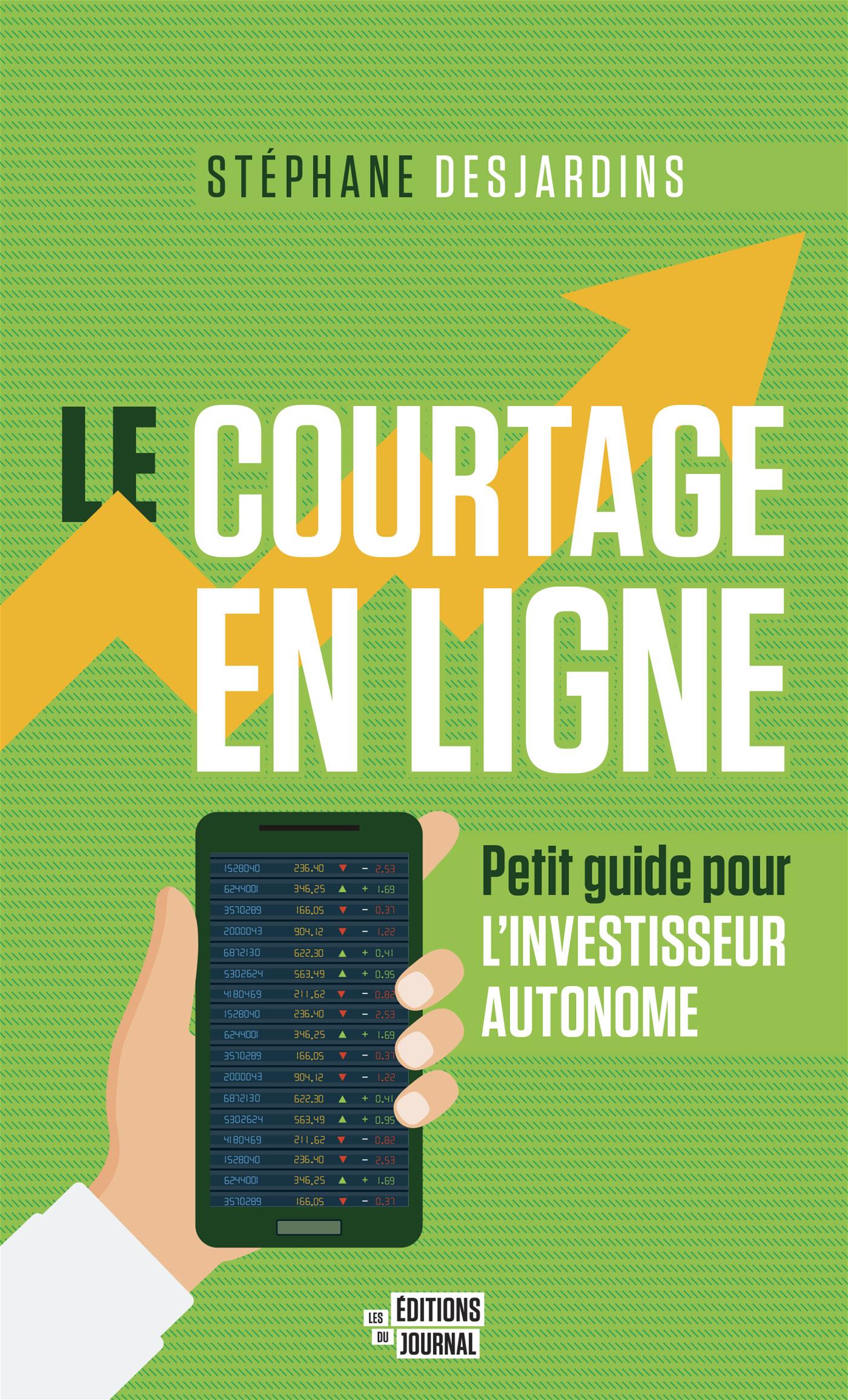 Couverture du livre de Le courtage en ligne : petit guide pour l'investisseur autonome - papier format