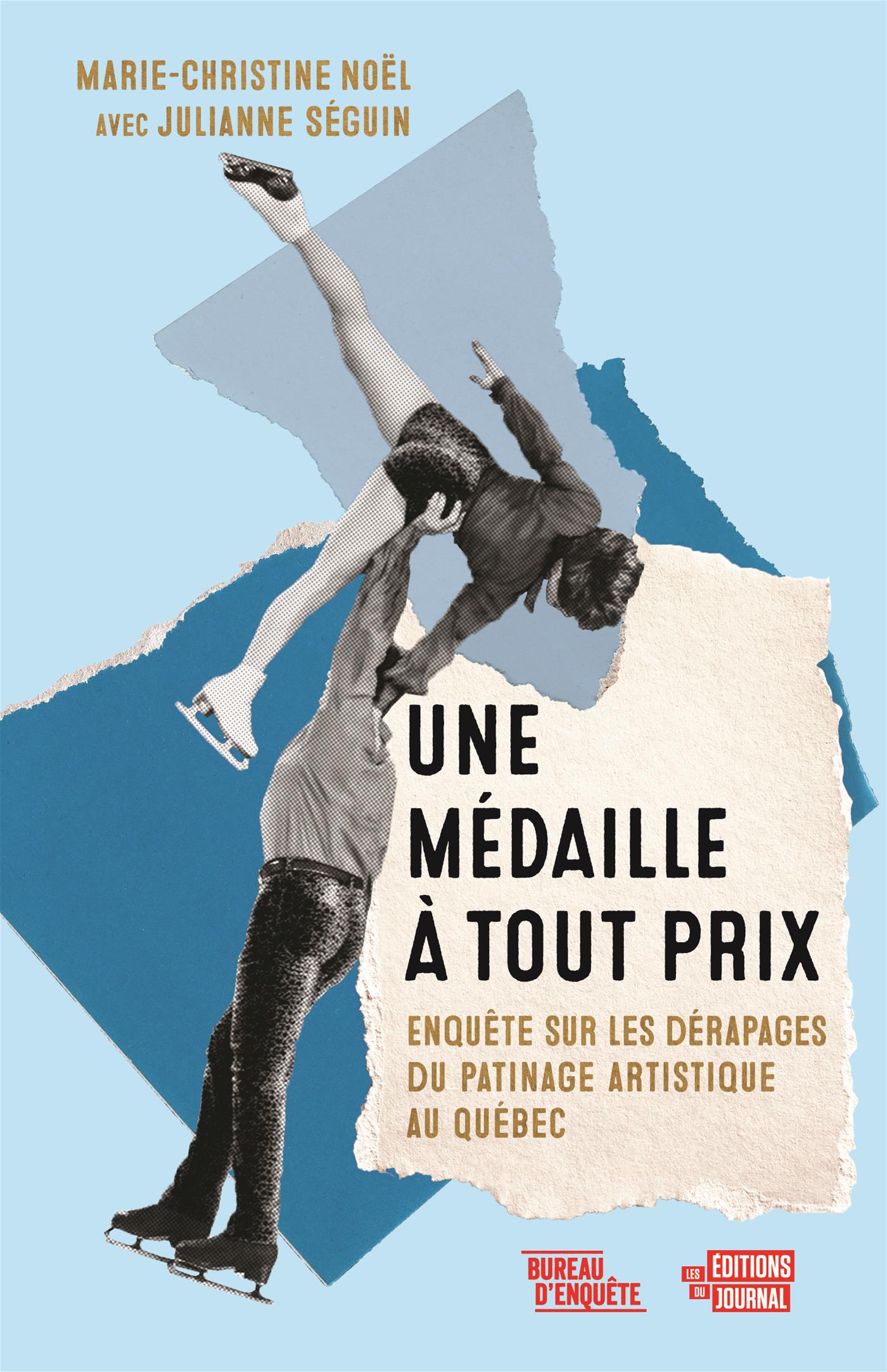 Couverture du livre de Une médaille à tout prix - papier format