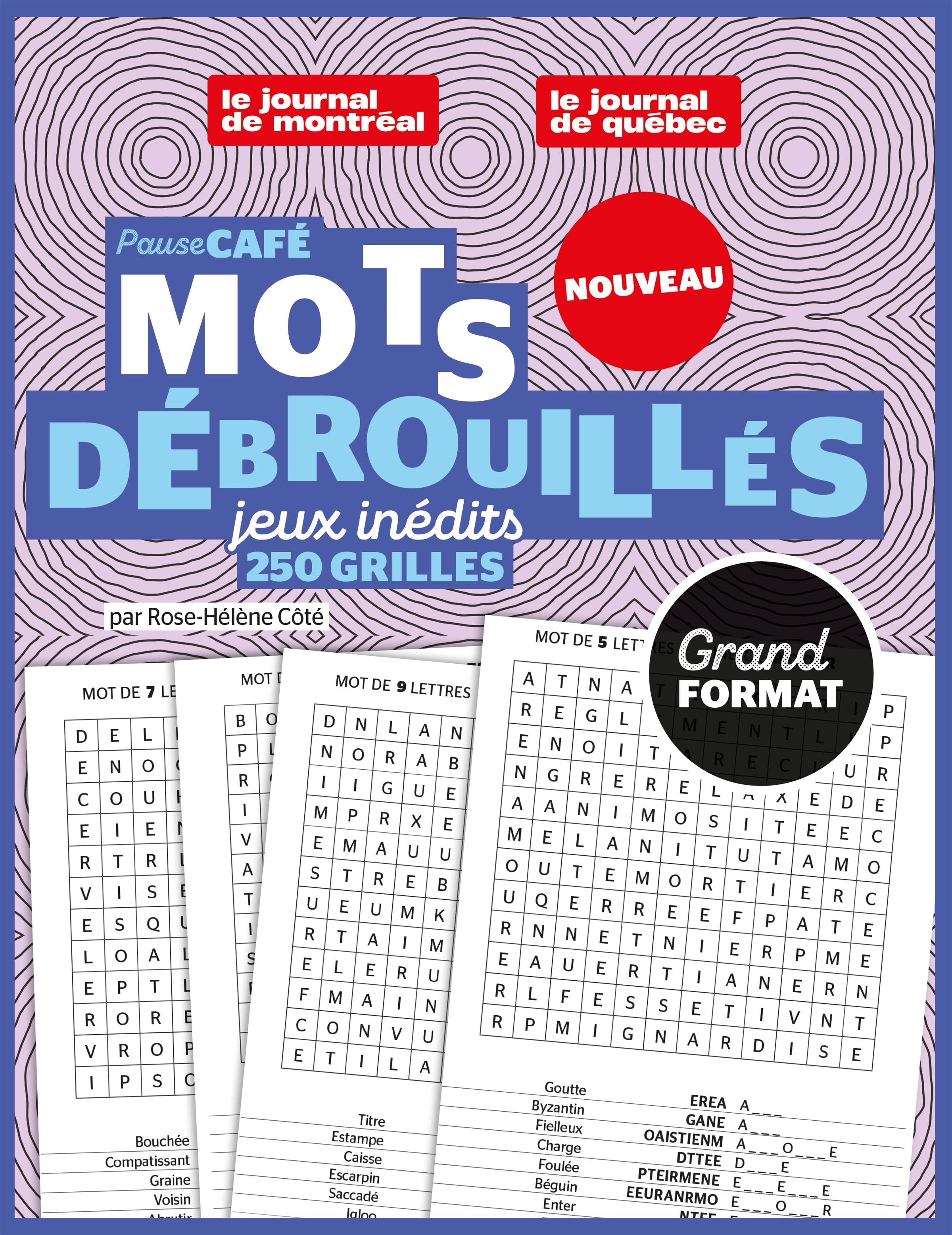Couverture du livre de Pause-Café : Mots débrouillés 2025 No. 1 - papier format