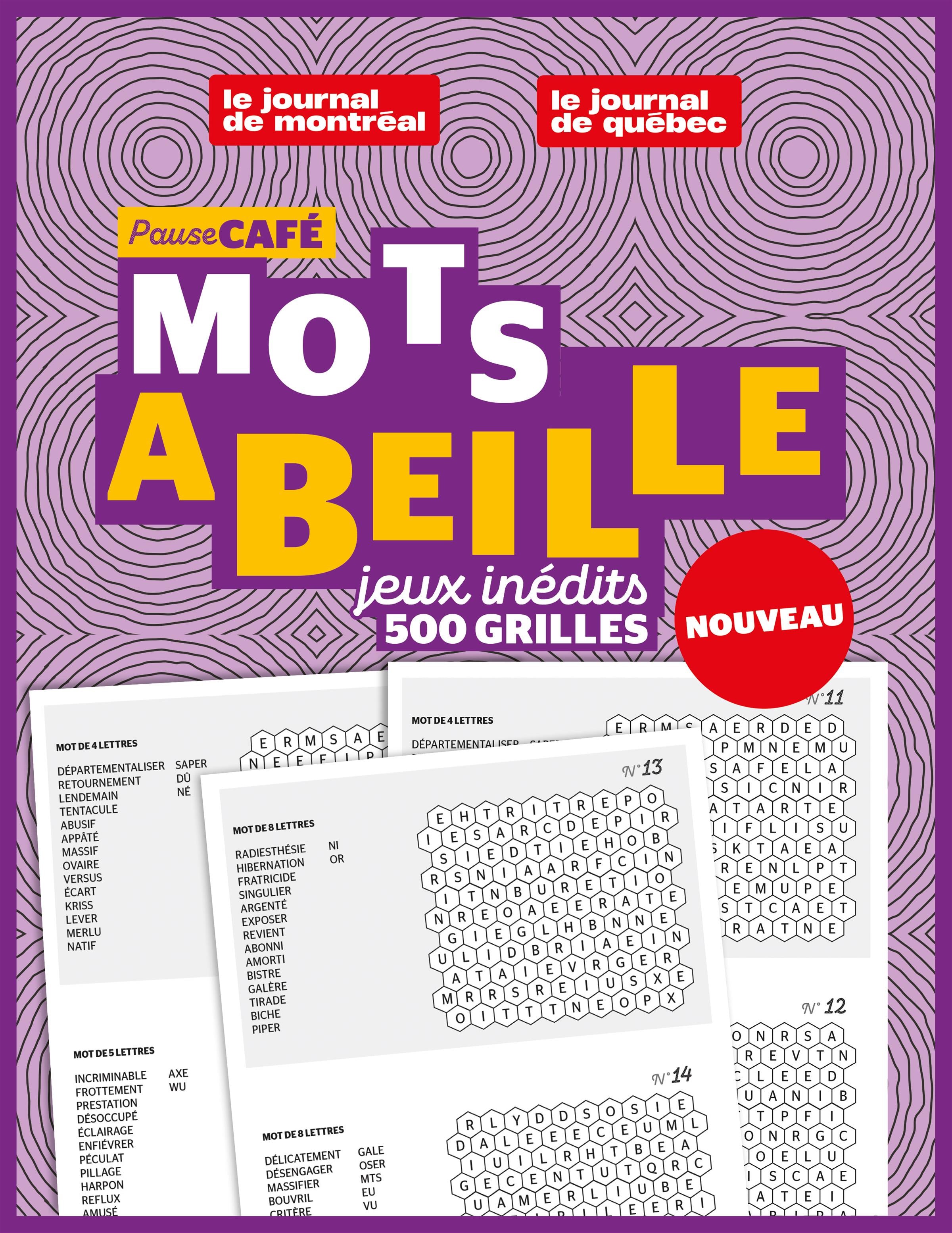 Couverture du livre de Pause-Café : Mots-abeille 2025 No. 1 - papier format