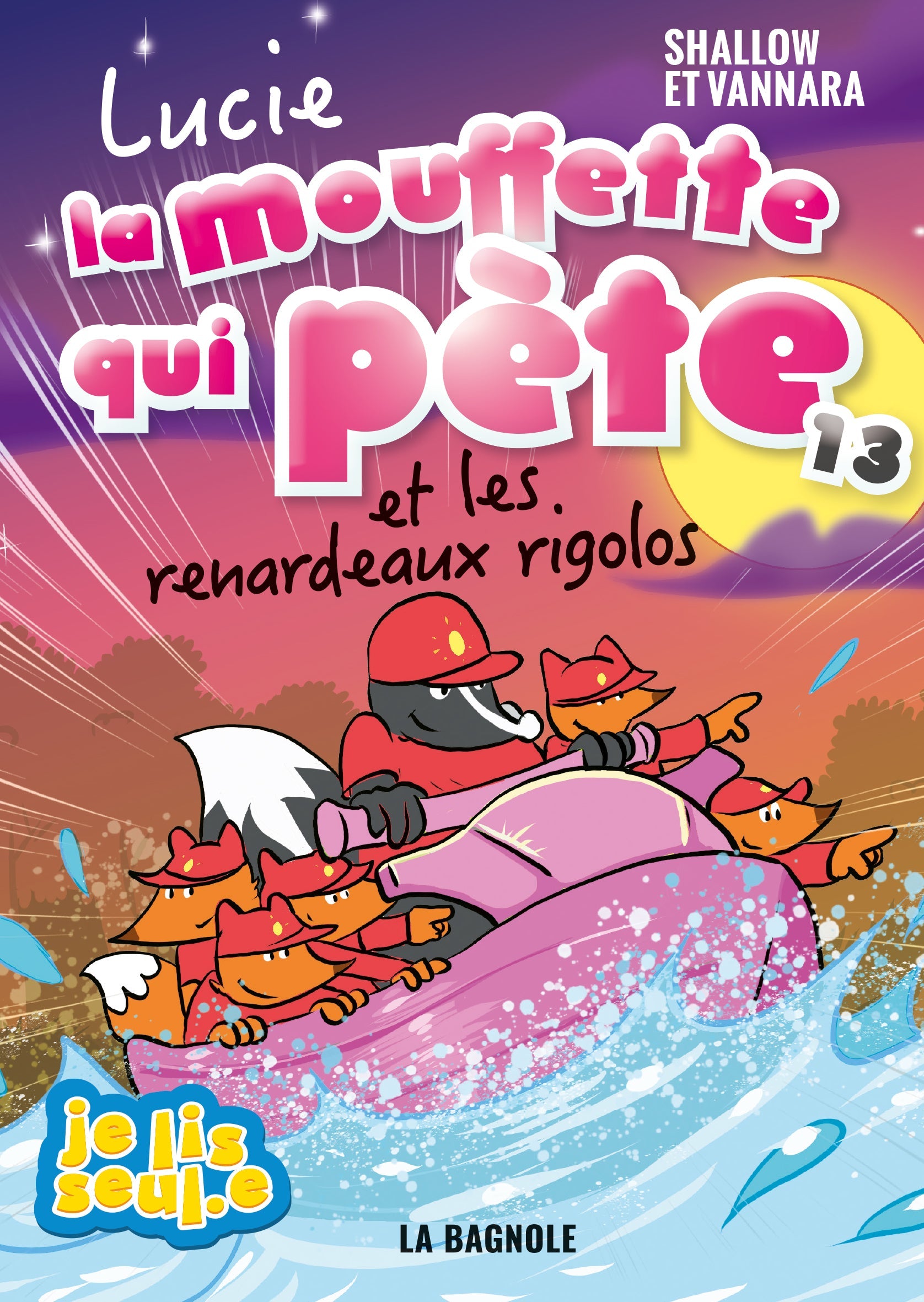 Couverture du livre de Lucie la mouffette qui pète et les renardeaux rigolos - papier format
