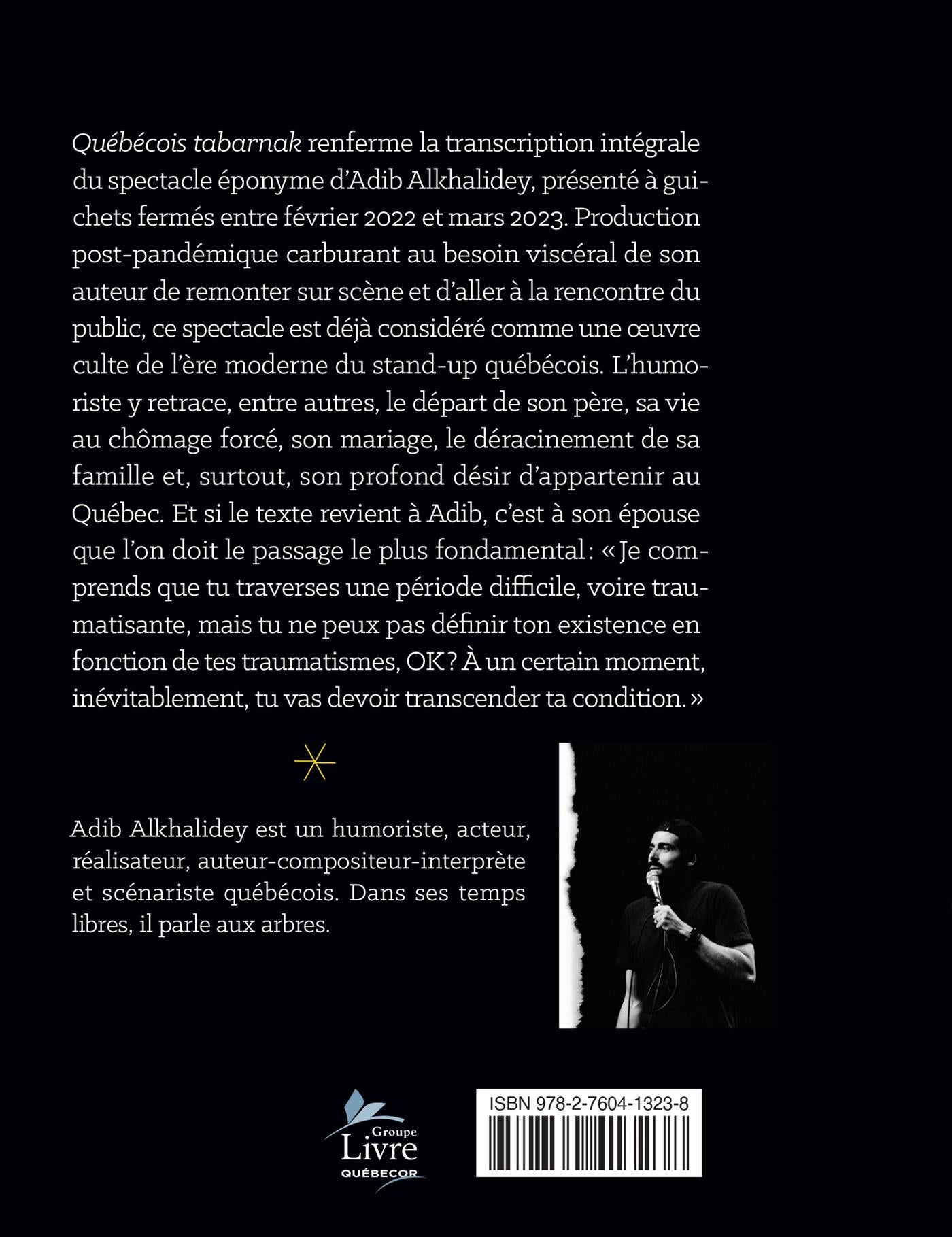 Couverture du livre de Québécois tabarnak - papier format