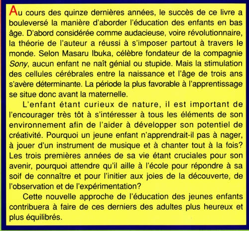 Couverture du livre de Tout se joue avant la maternelle - papier format