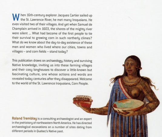 Couverture du livre de The St. Lawrence Iroquoians : corn people - papier format