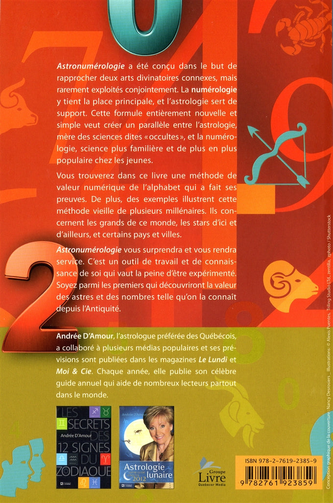 Couverture du livre de Astronumérologie - papier format