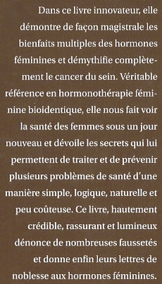 Couverture du livre de Hormones au féminin : repensez votre santé - papier format
