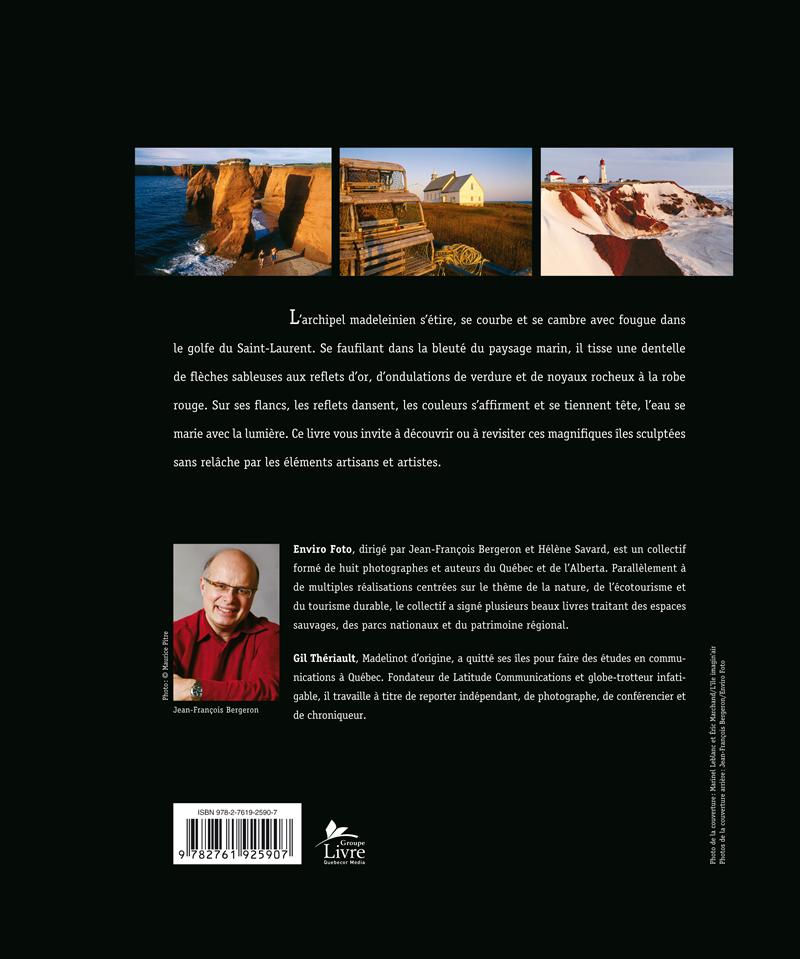 Couverture du livre de Les Îles de la Madeleine : de mer et de lumière - papier format