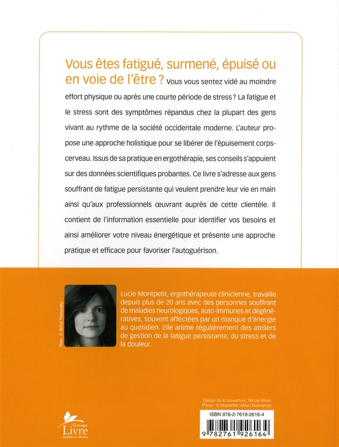 Couverture du livre de Se libérer de la fatigue persistante - papier format